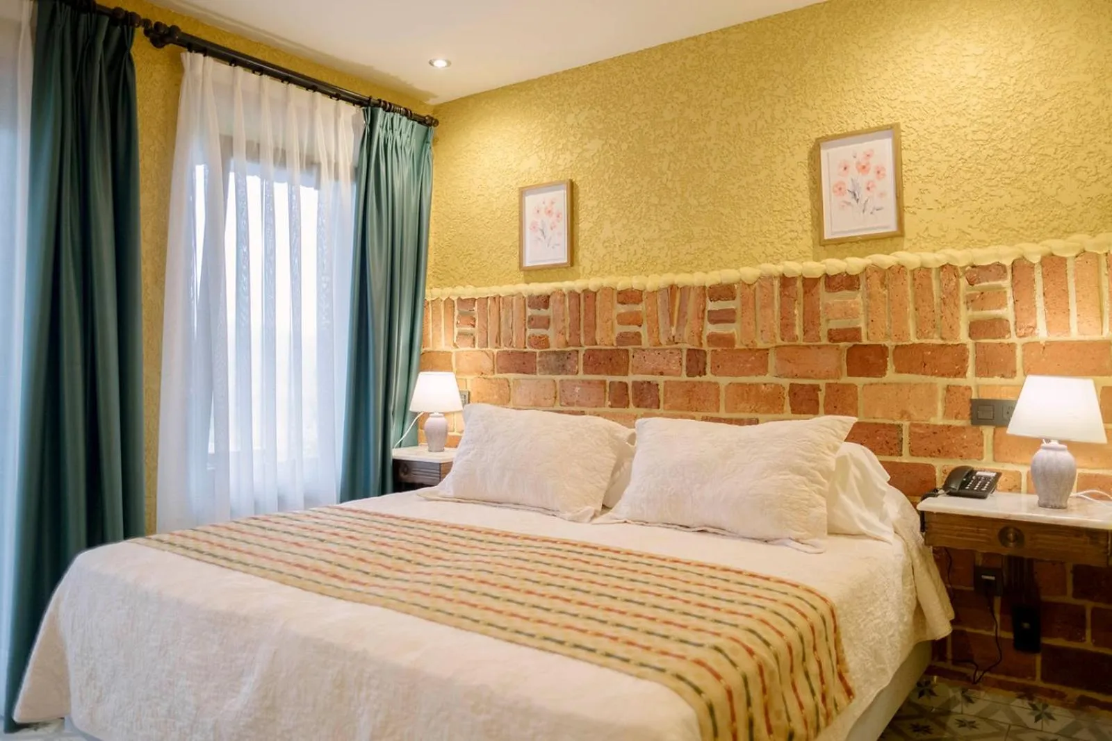 Bed in Hotel Cerro La Nina