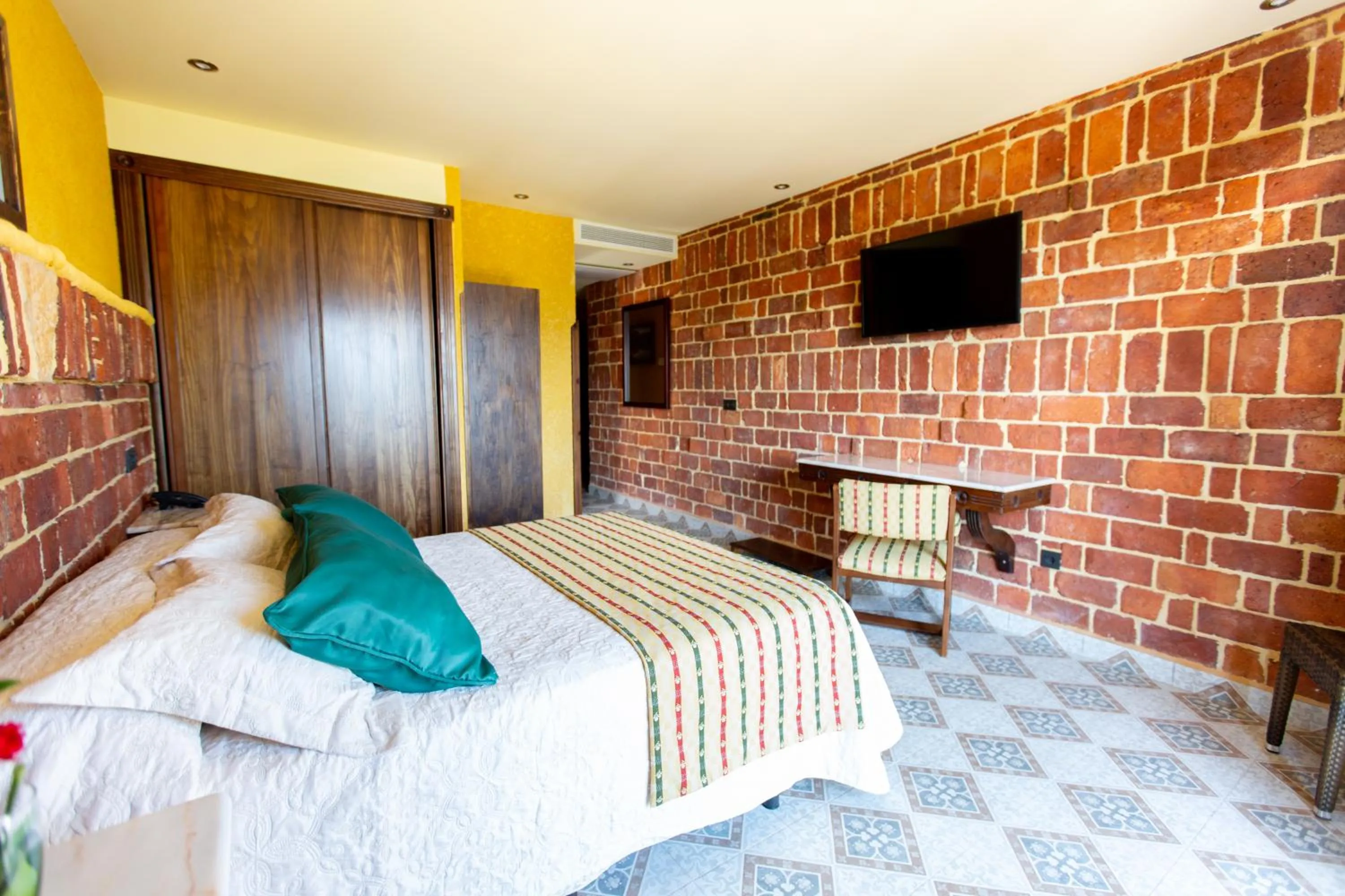 Bed in Hotel Cerro La Nina