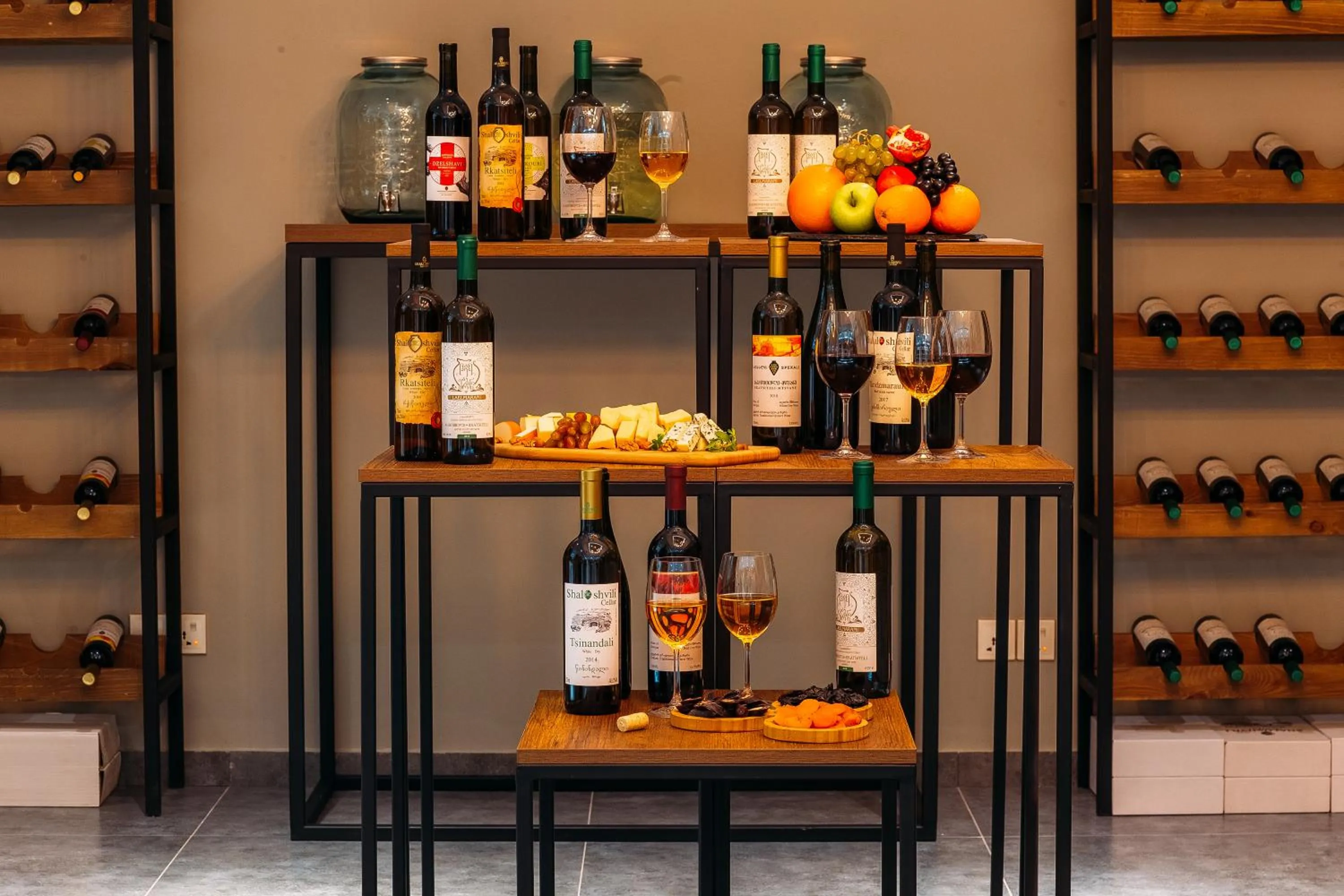 Alcoholic drinks in Horizont Hotel Tbilisi