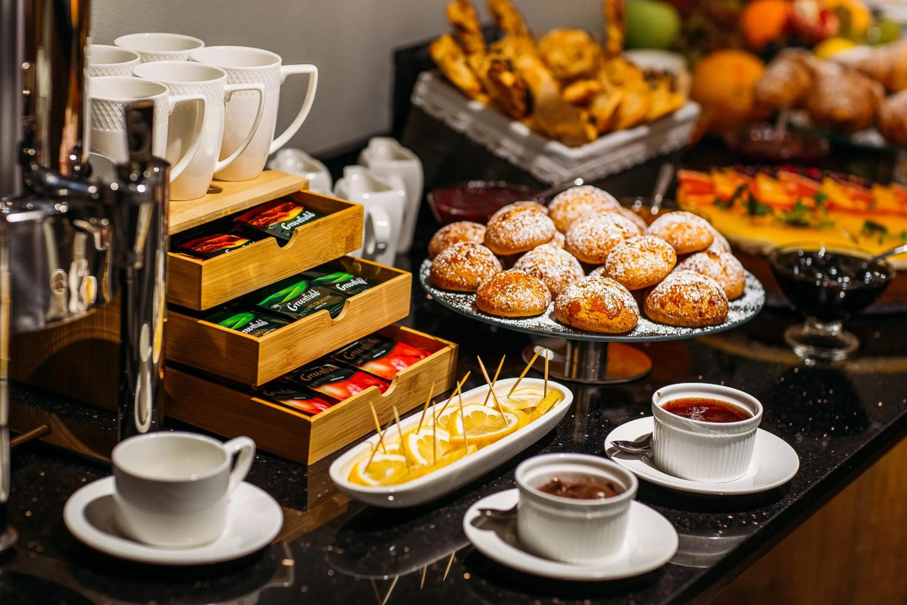 Food and drinks in Horizont Hotel Tbilisi