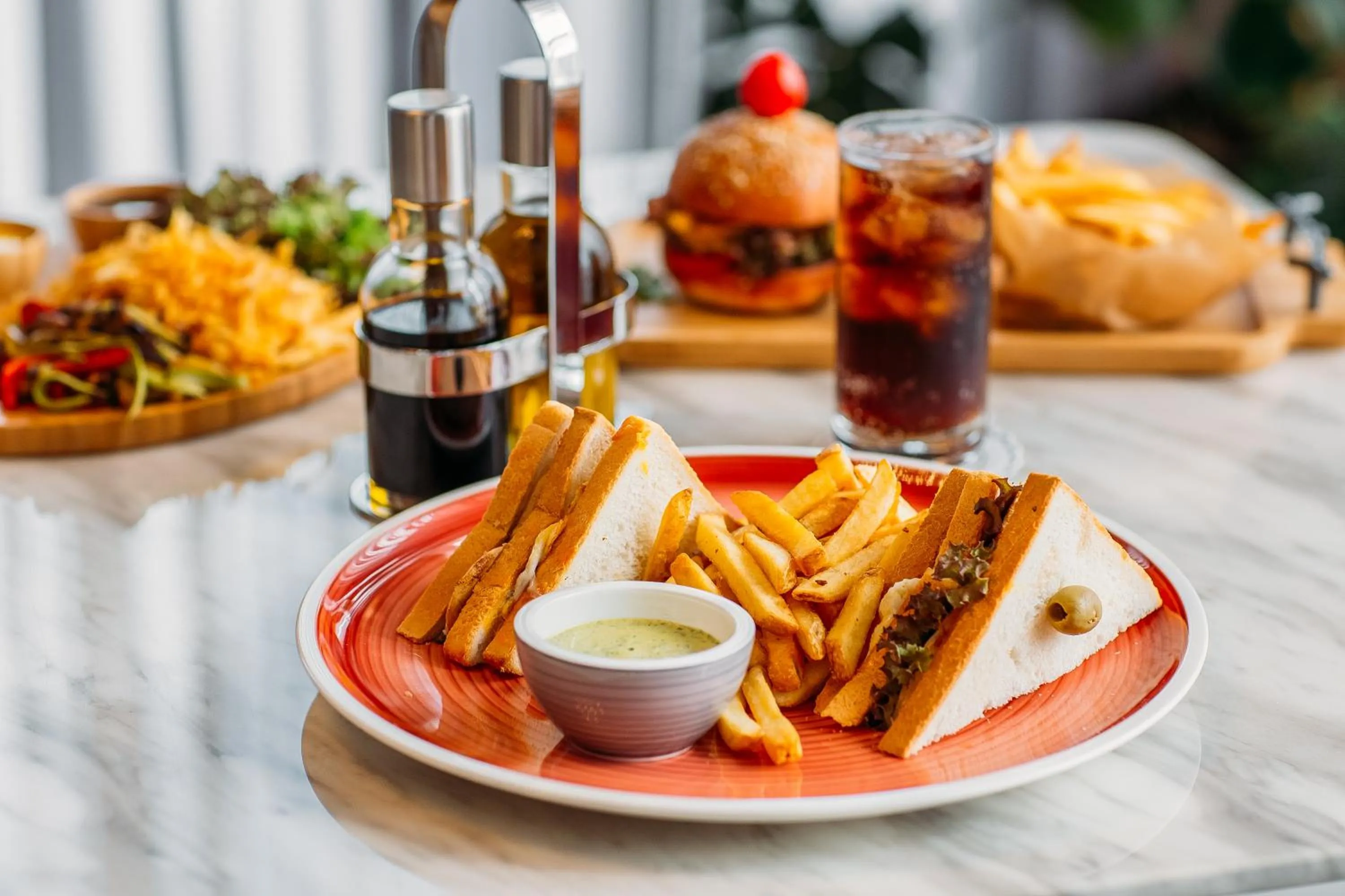 Food and drinks in Horizont Hotel Tbilisi