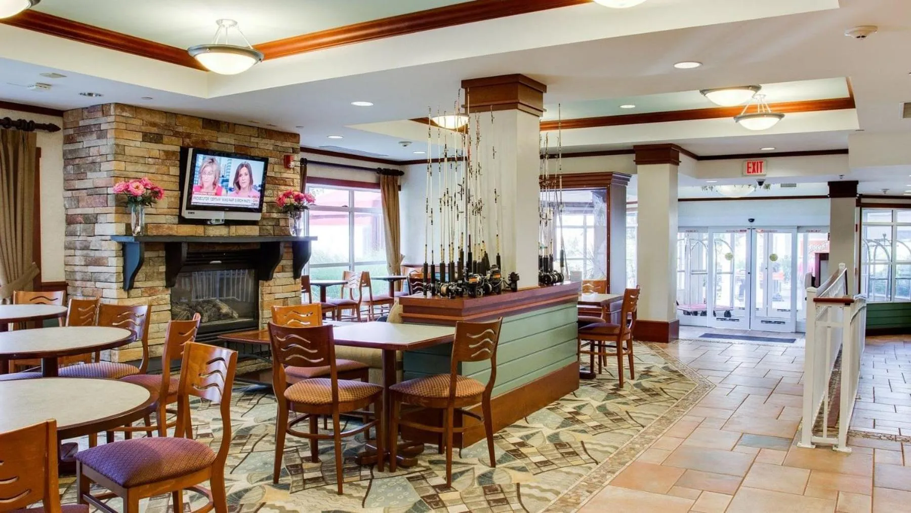 Lobby or reception in Rod 'N' Reel Resort