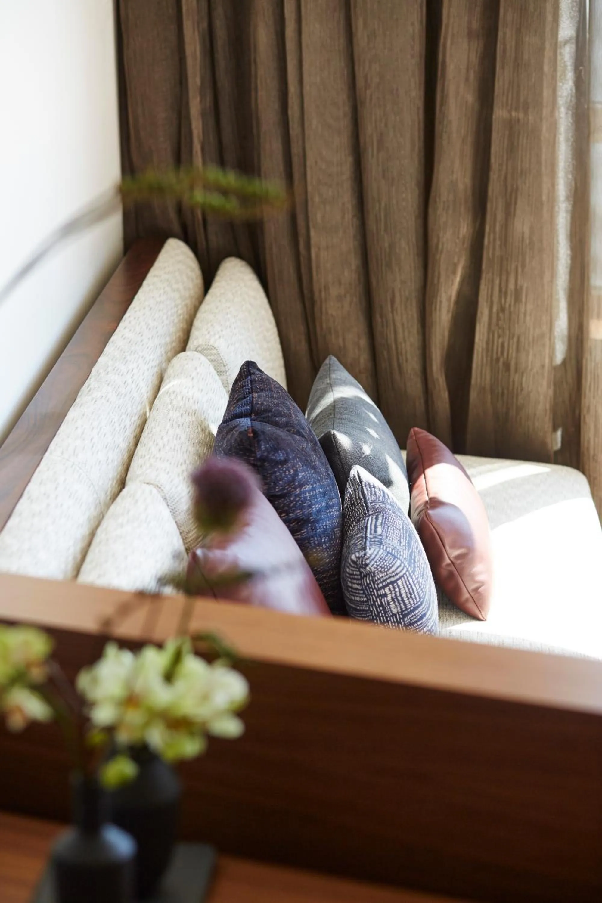 Seating area, Bed in Nobu Hotel Barcelona