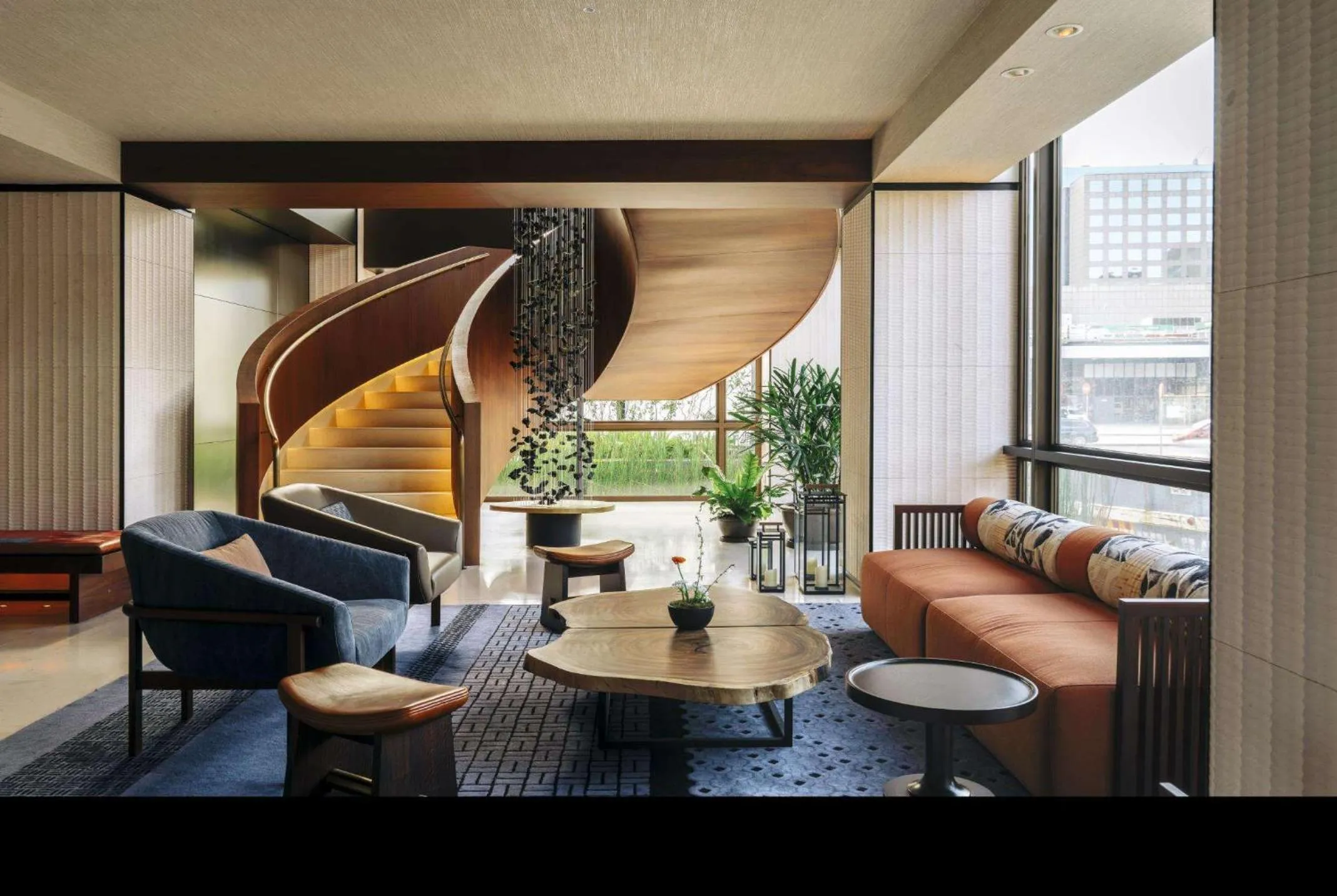 Lobby or reception in Nobu Hotel Barcelona