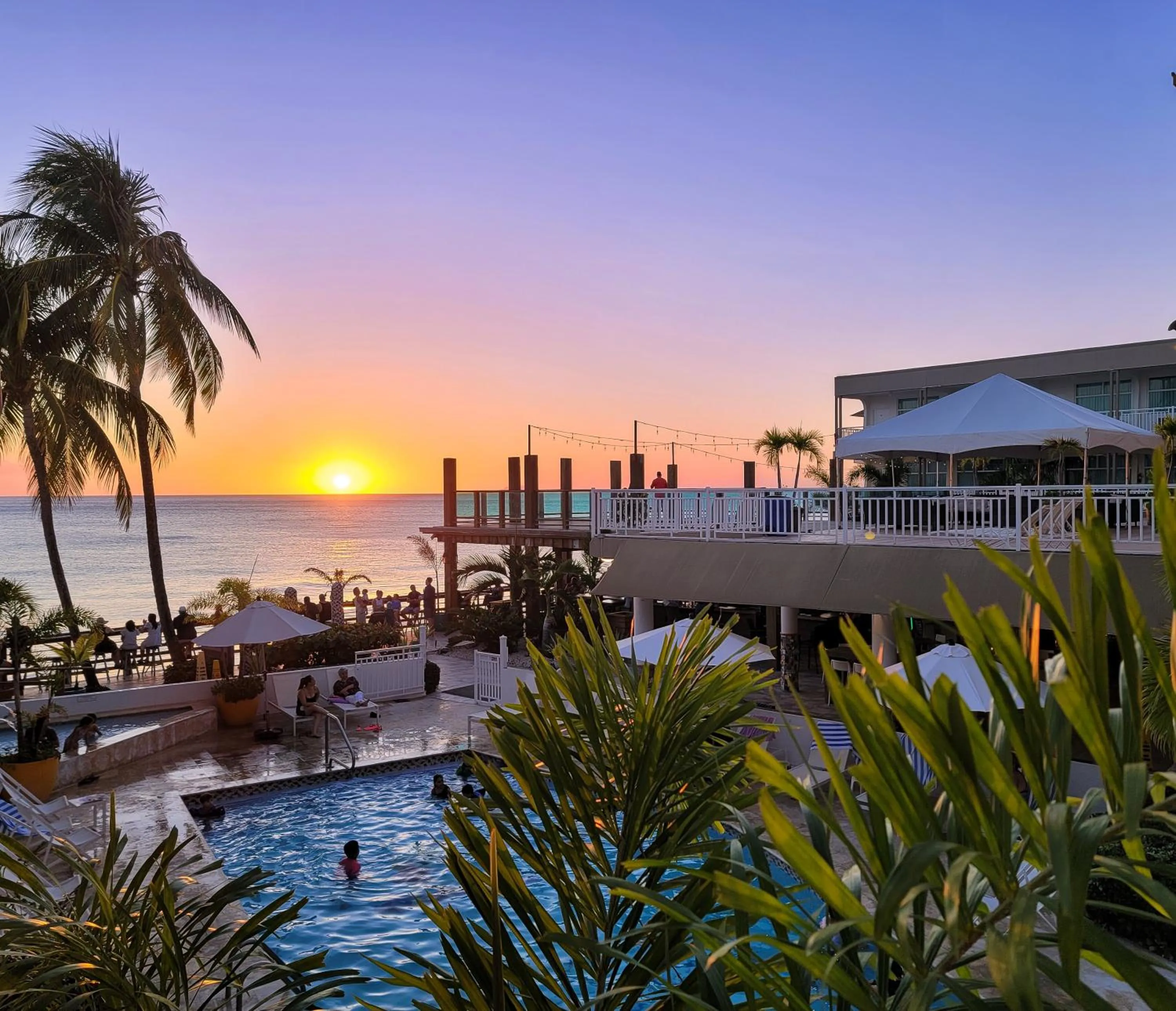 Pool view in Villa Cofresi