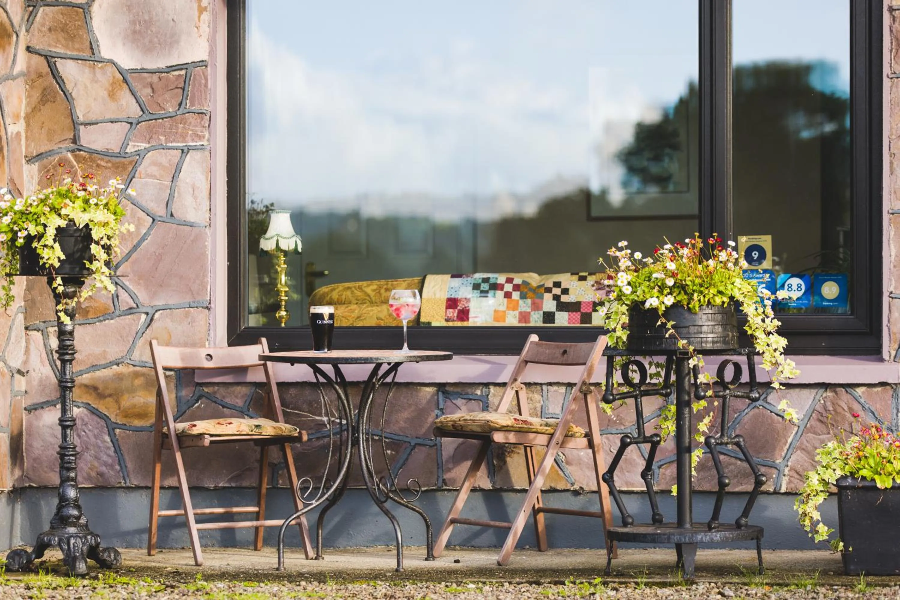 Patio in Lios Na Manach ECO B&B