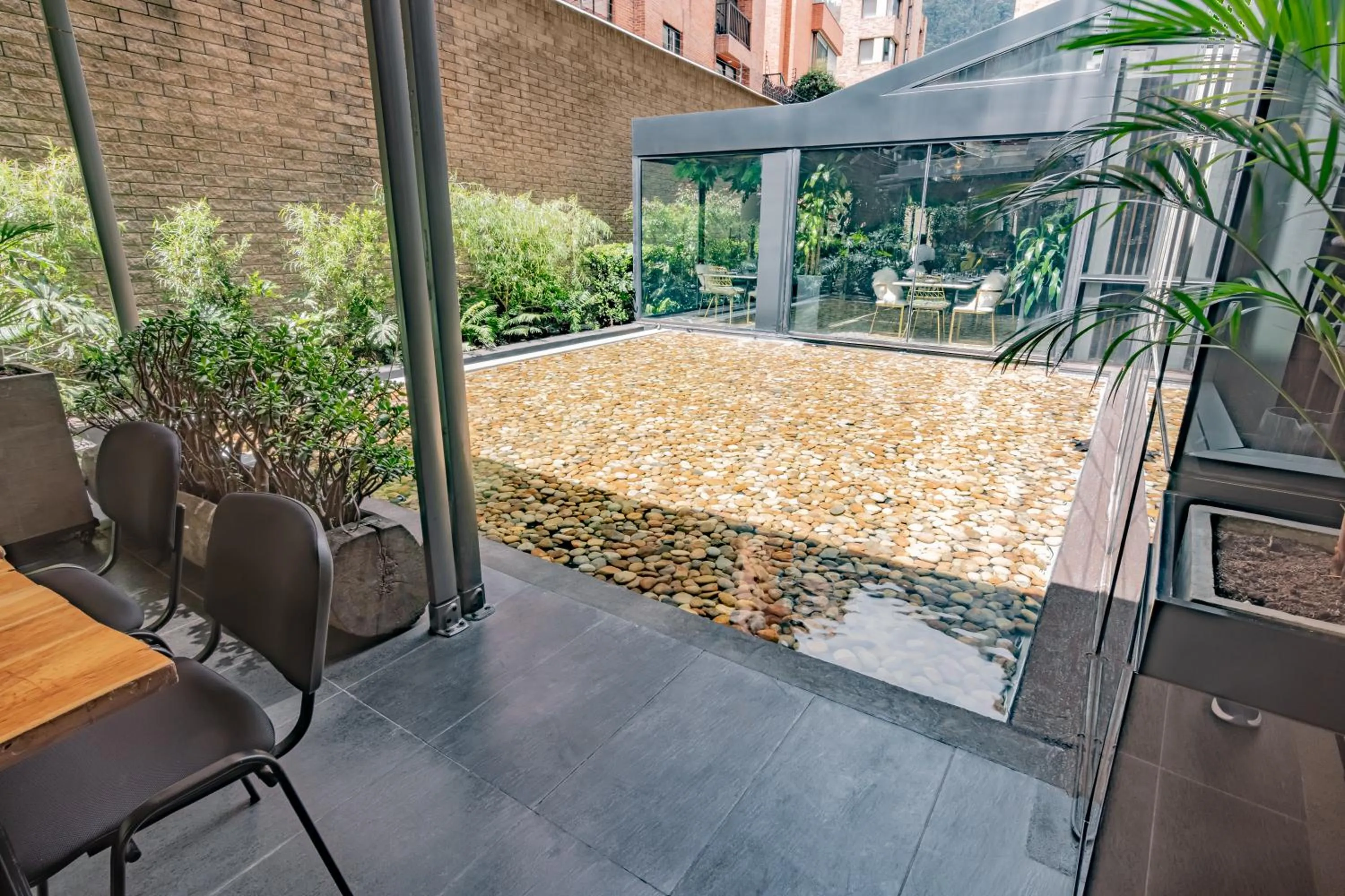 Seating area in GHL Bioxury Hotel