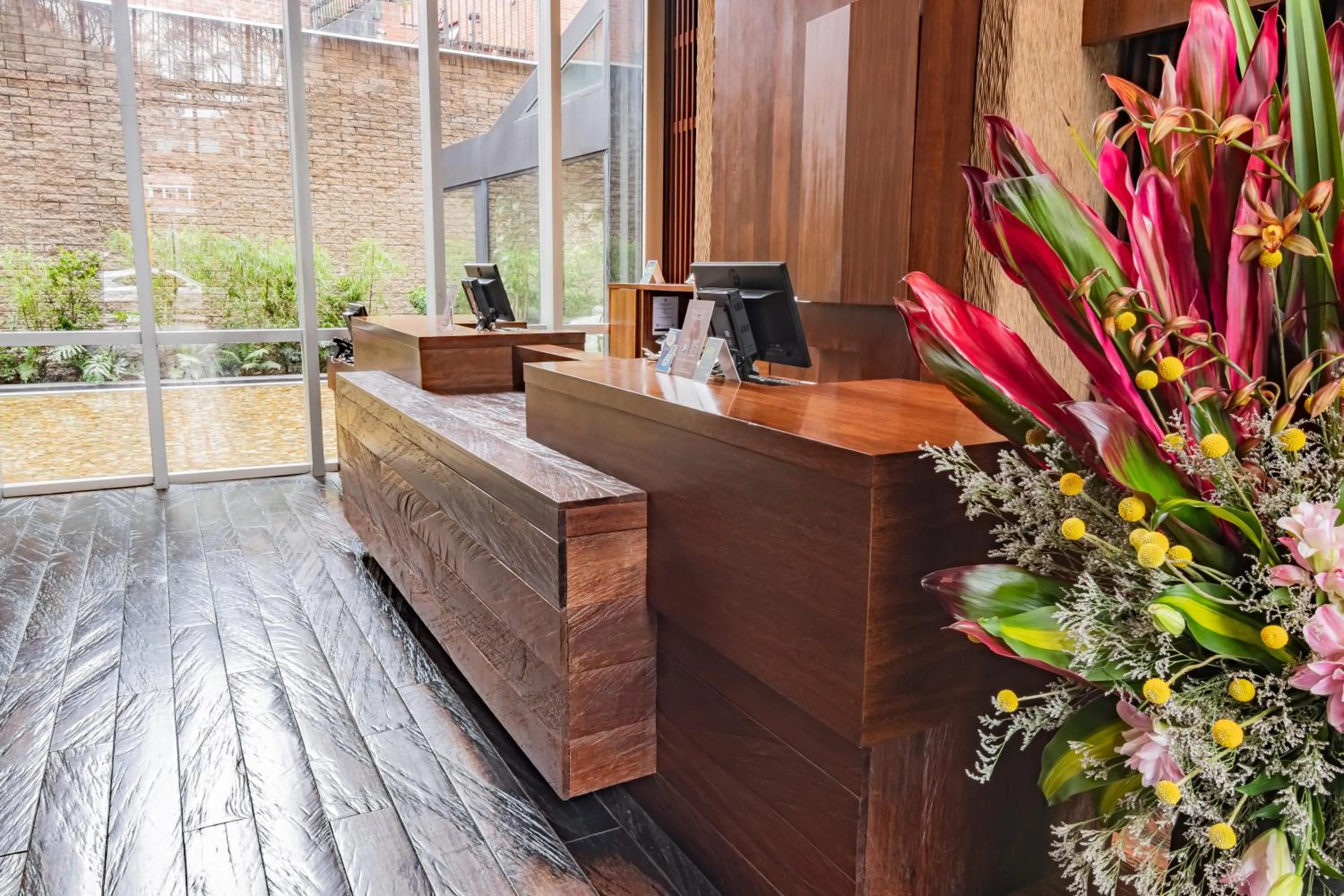 Lobby or reception in GHL Bioxury Hotel