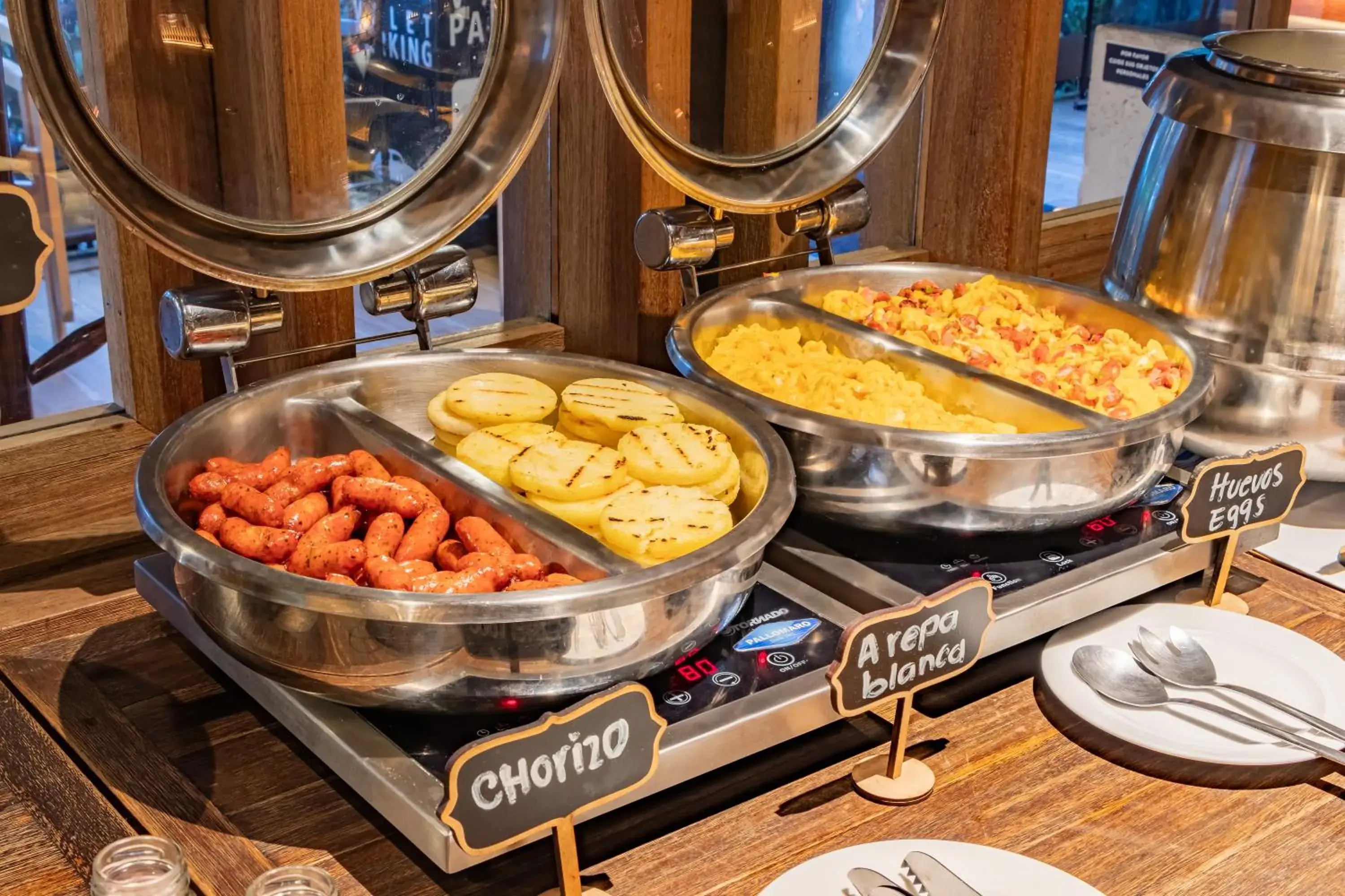 Buffet breakfast in GHL Bioxury Hotel Buffet breakfast in GHL Bioxury Hotel