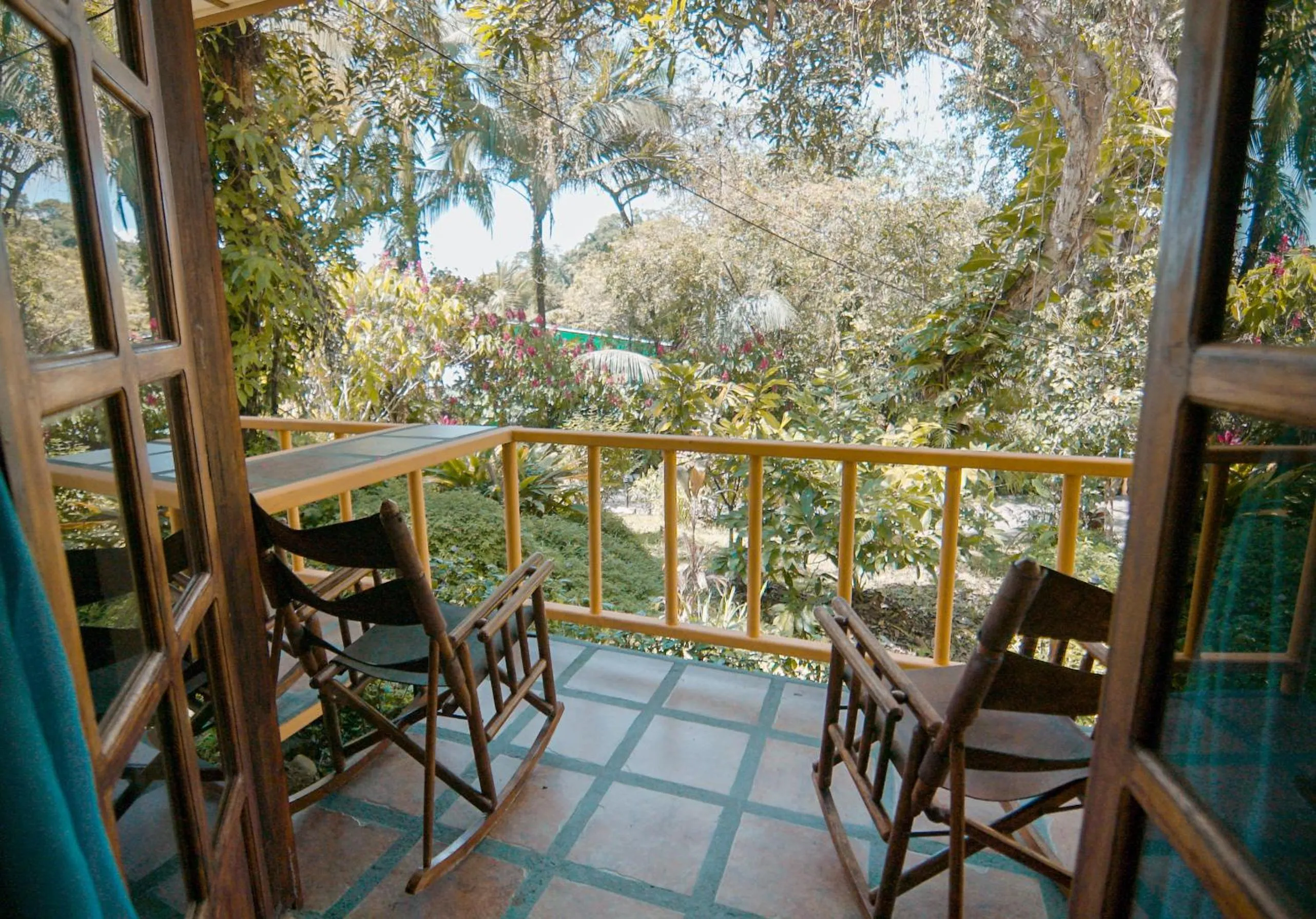Patio in Hotel Tres Banderas