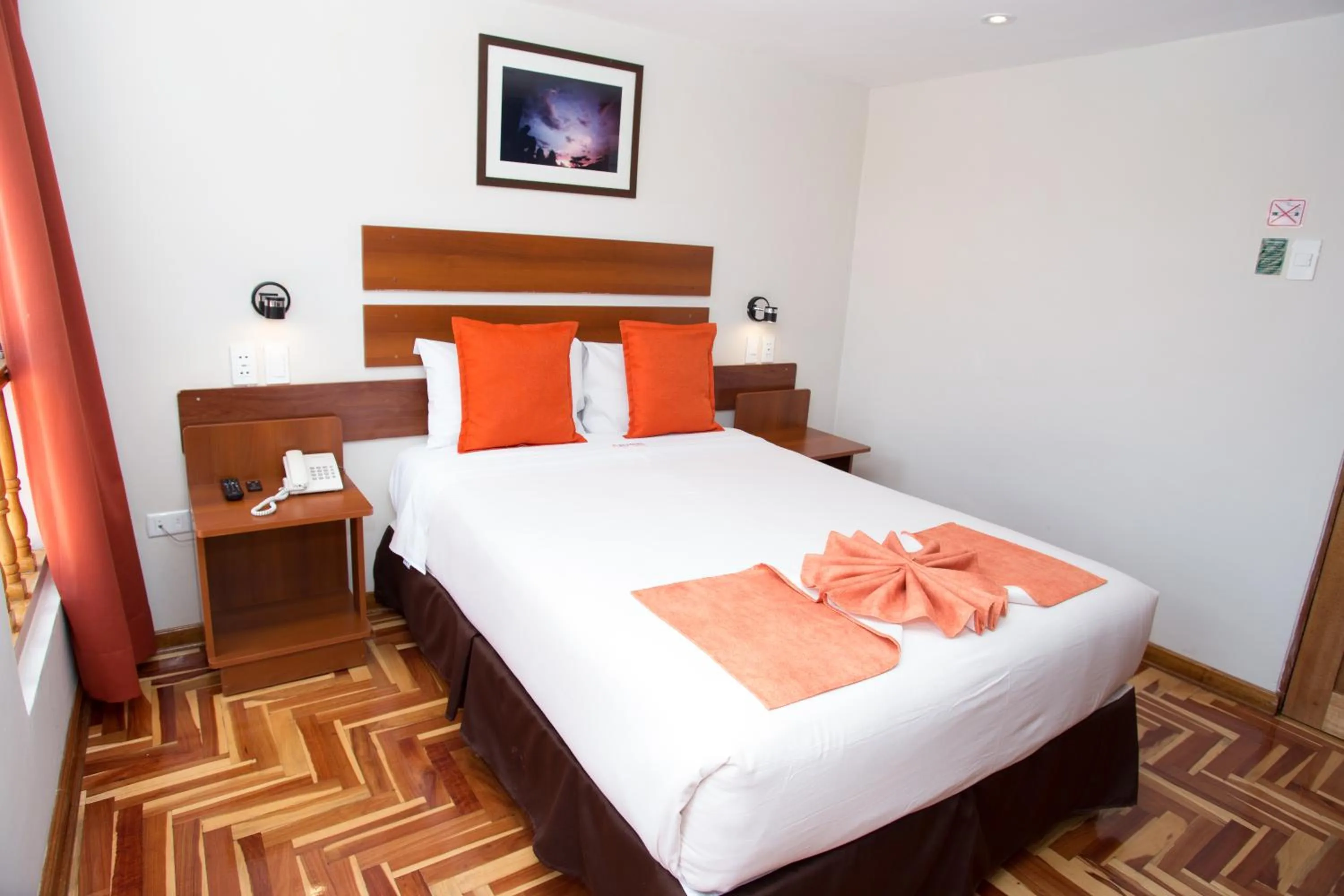 Bed in Hotel Arcangel