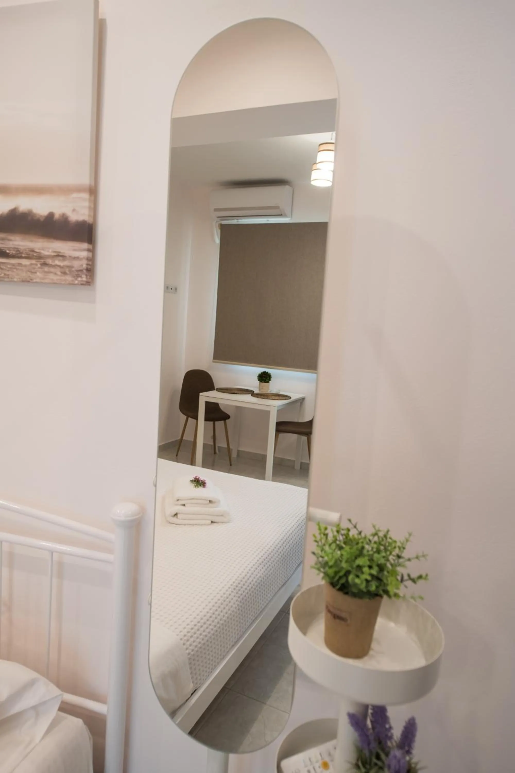 Bed in Bounatsa Studios & Apartments