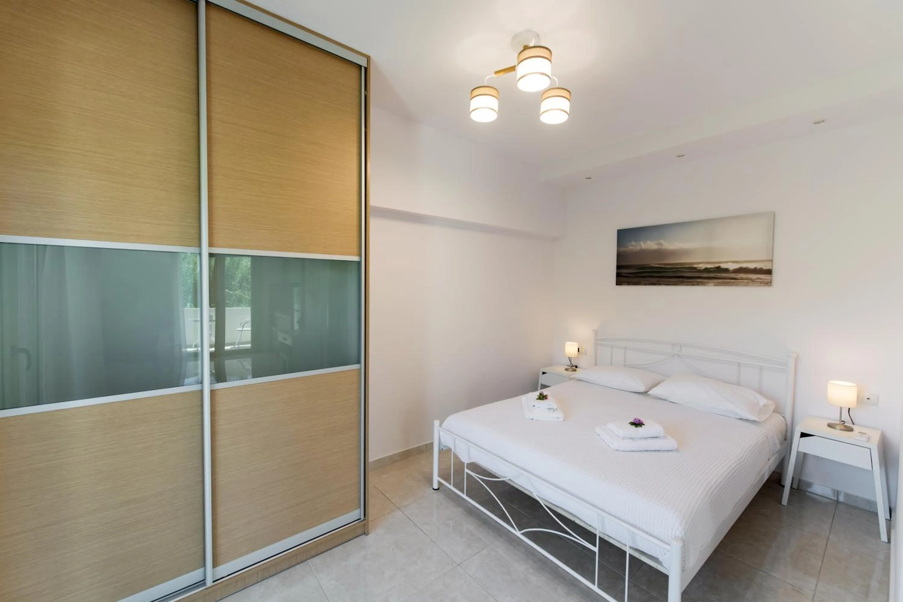 Bed in Bounatsa Studios & Apartments