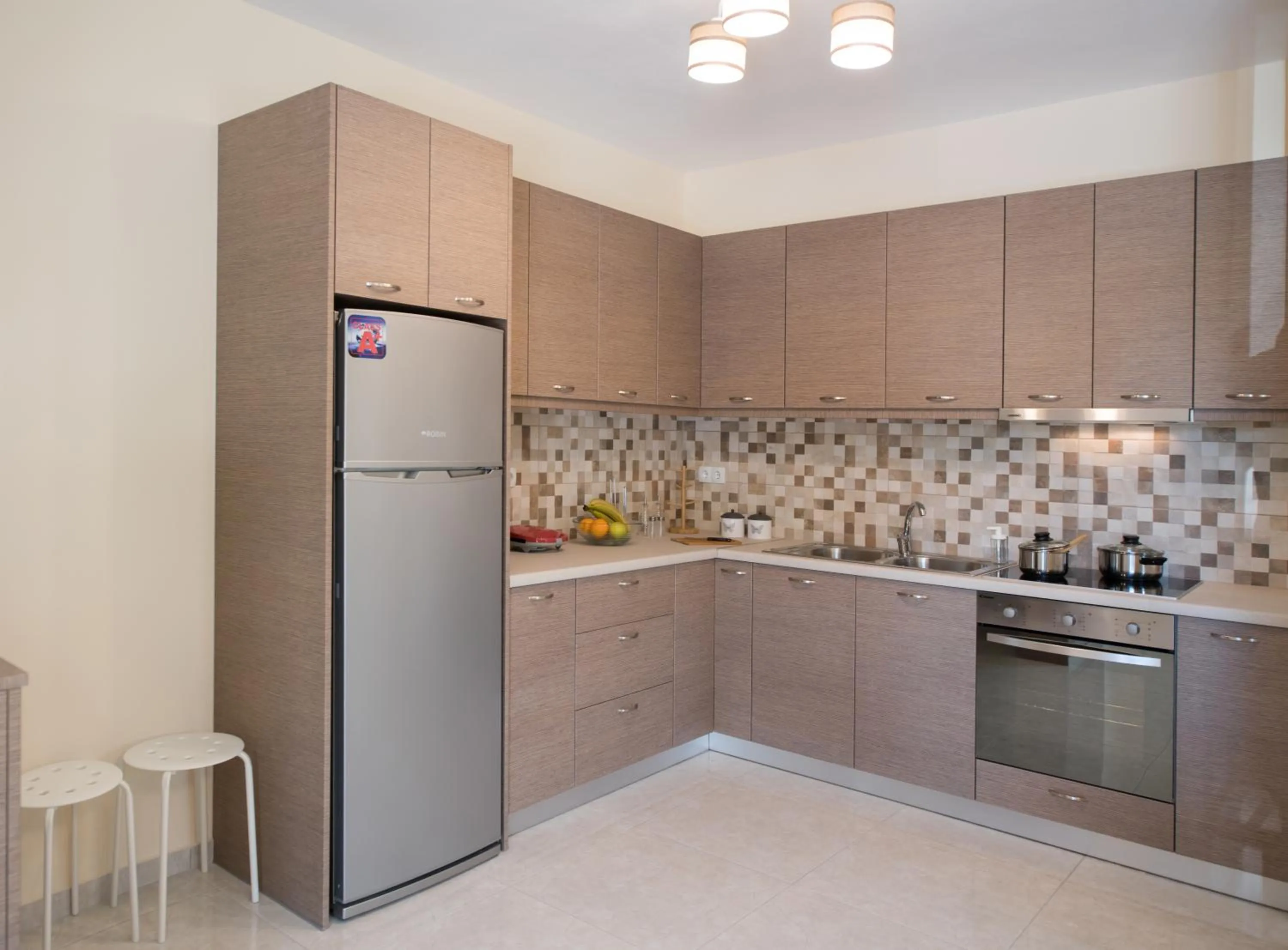Kitchen or kitchenette in Bounatsa Studios & Apartments