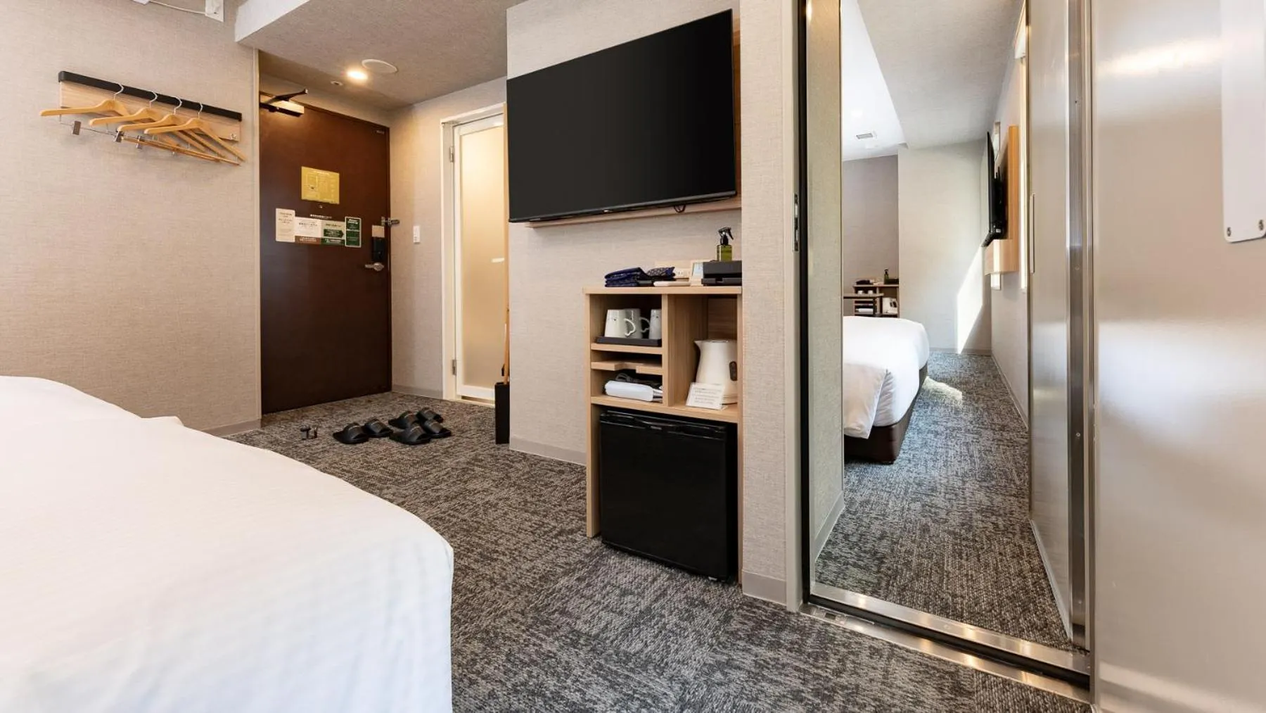 Bed in Super Hotel Premier Tokyo Station Yaesu-Chuoguchi