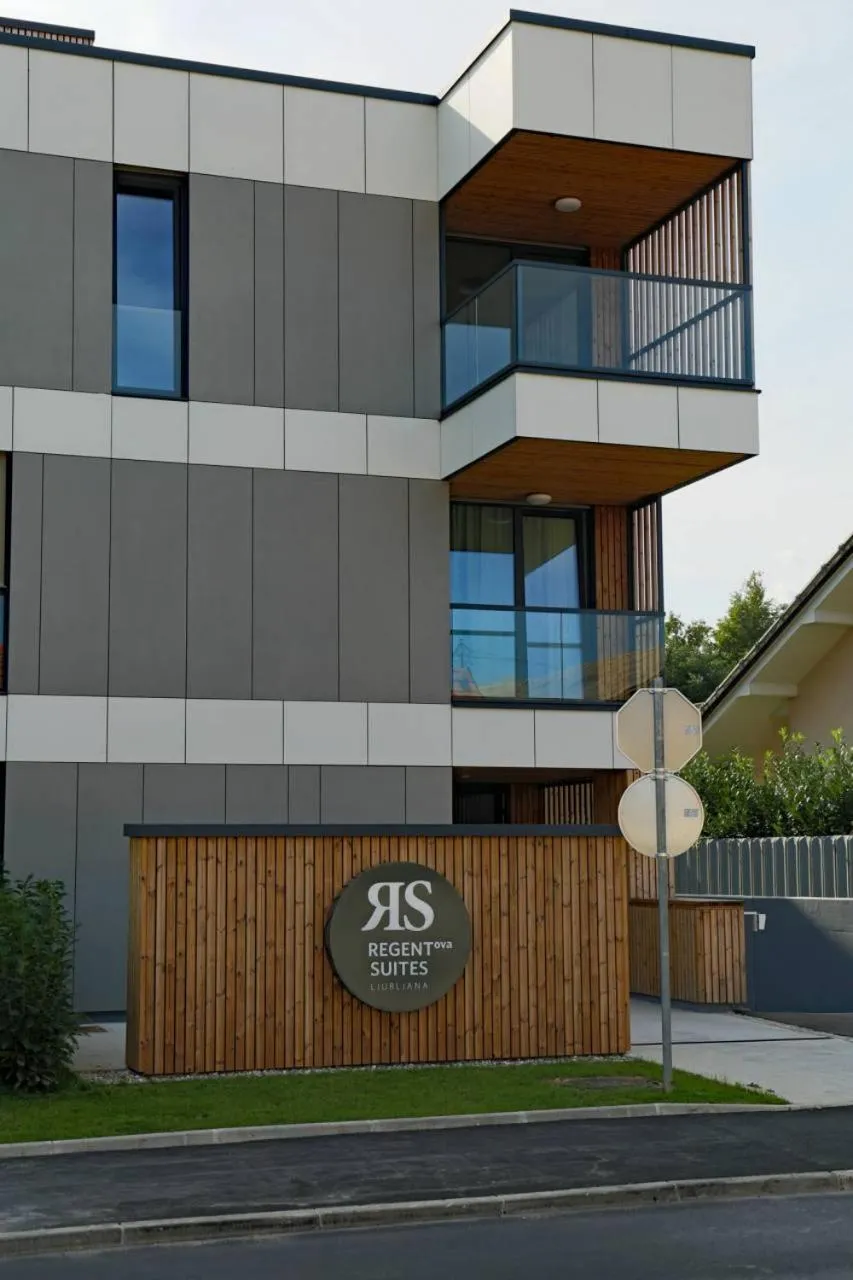 Property building in Regentova Suites Ljubljana