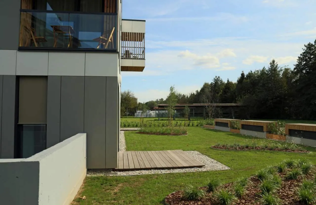 Property building in Regentova Suites Ljubljana