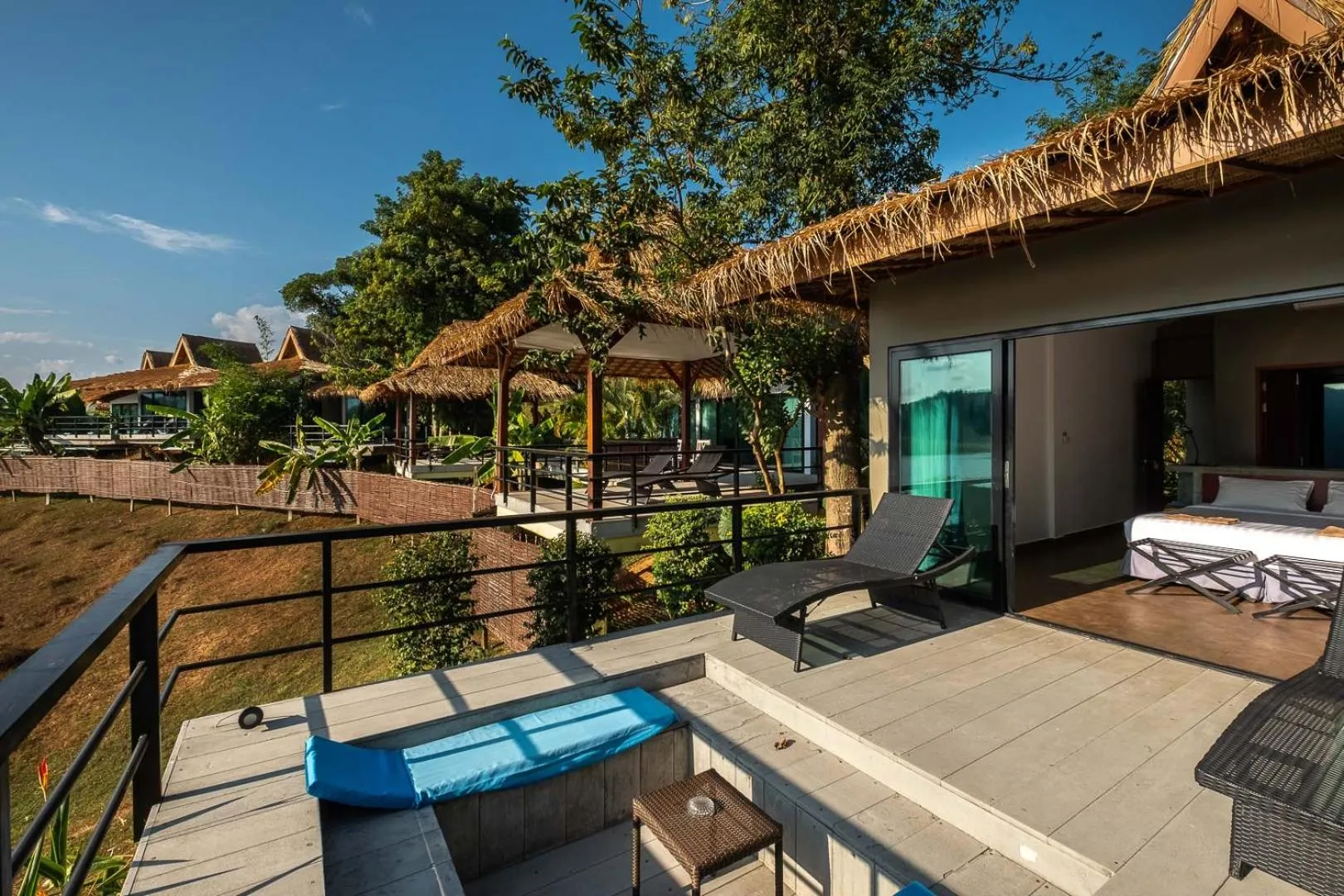 Balcony/Terrace in The Sanctuary Nam Ngum Beach Resort