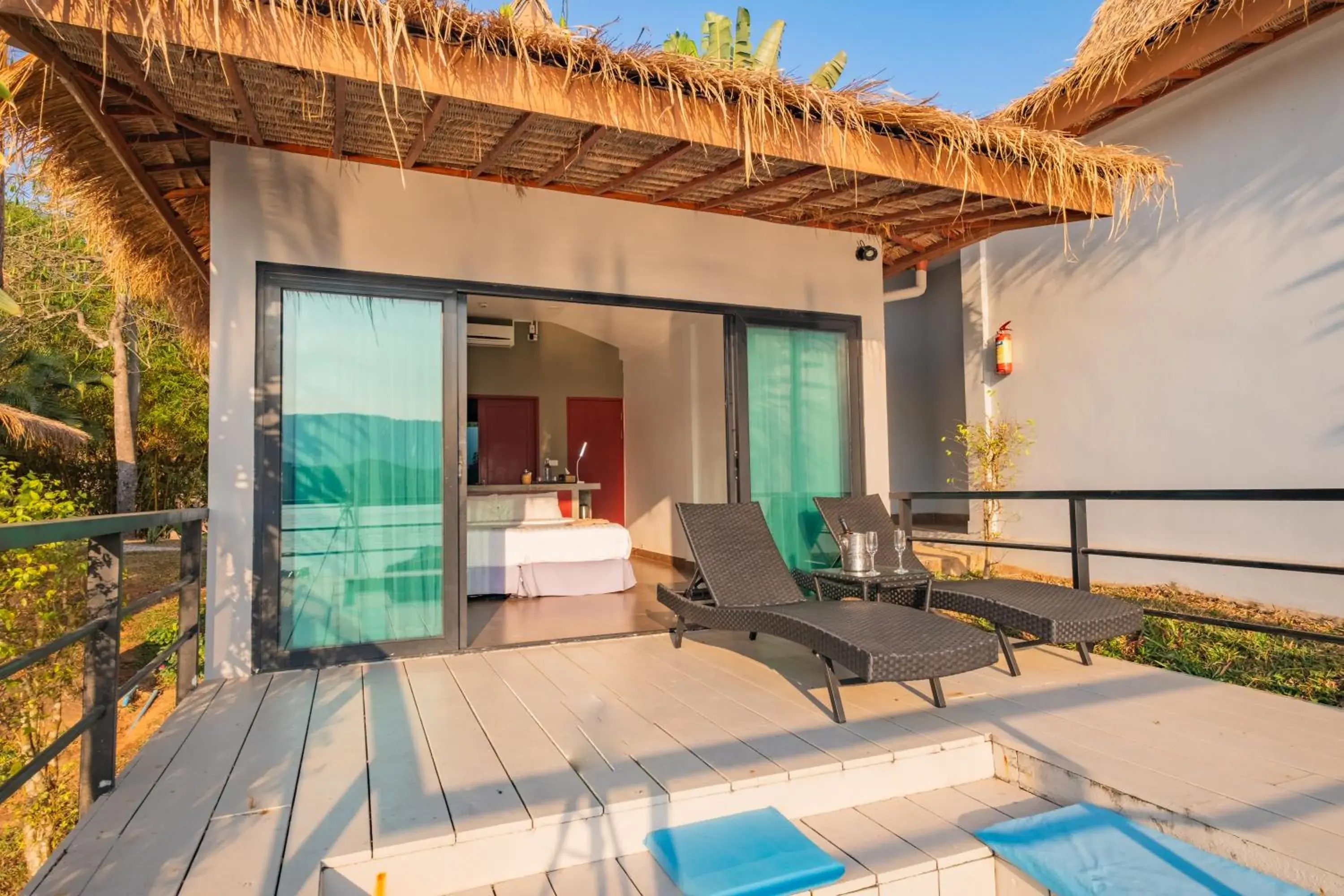 Property building in The Sanctuary Nam Ngum Beach Resort Property building in The Sanctuary Nam Ngum Beach Resort