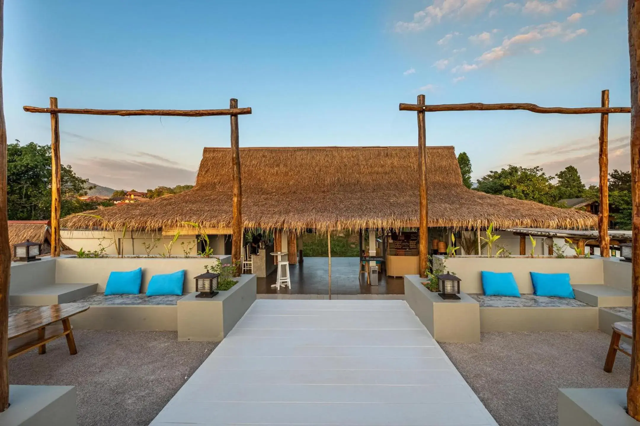 Lobby or reception in The Sanctuary Nam Ngum Beach Resort Lobby or reception in The Sanctuary Nam Ngum Beach Resort