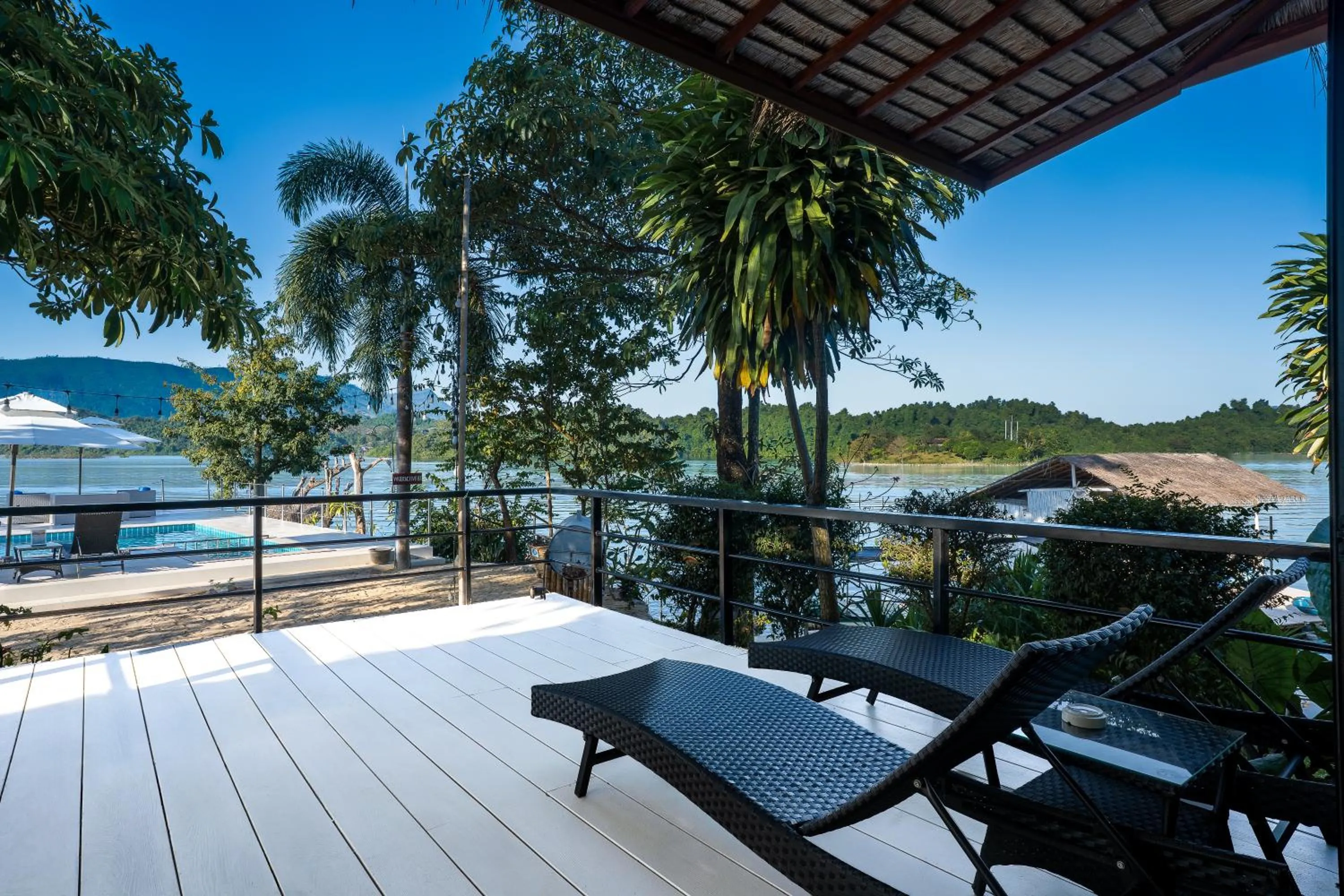 Balcony/Terrace in The Sanctuary Nam Ngum Beach Resort