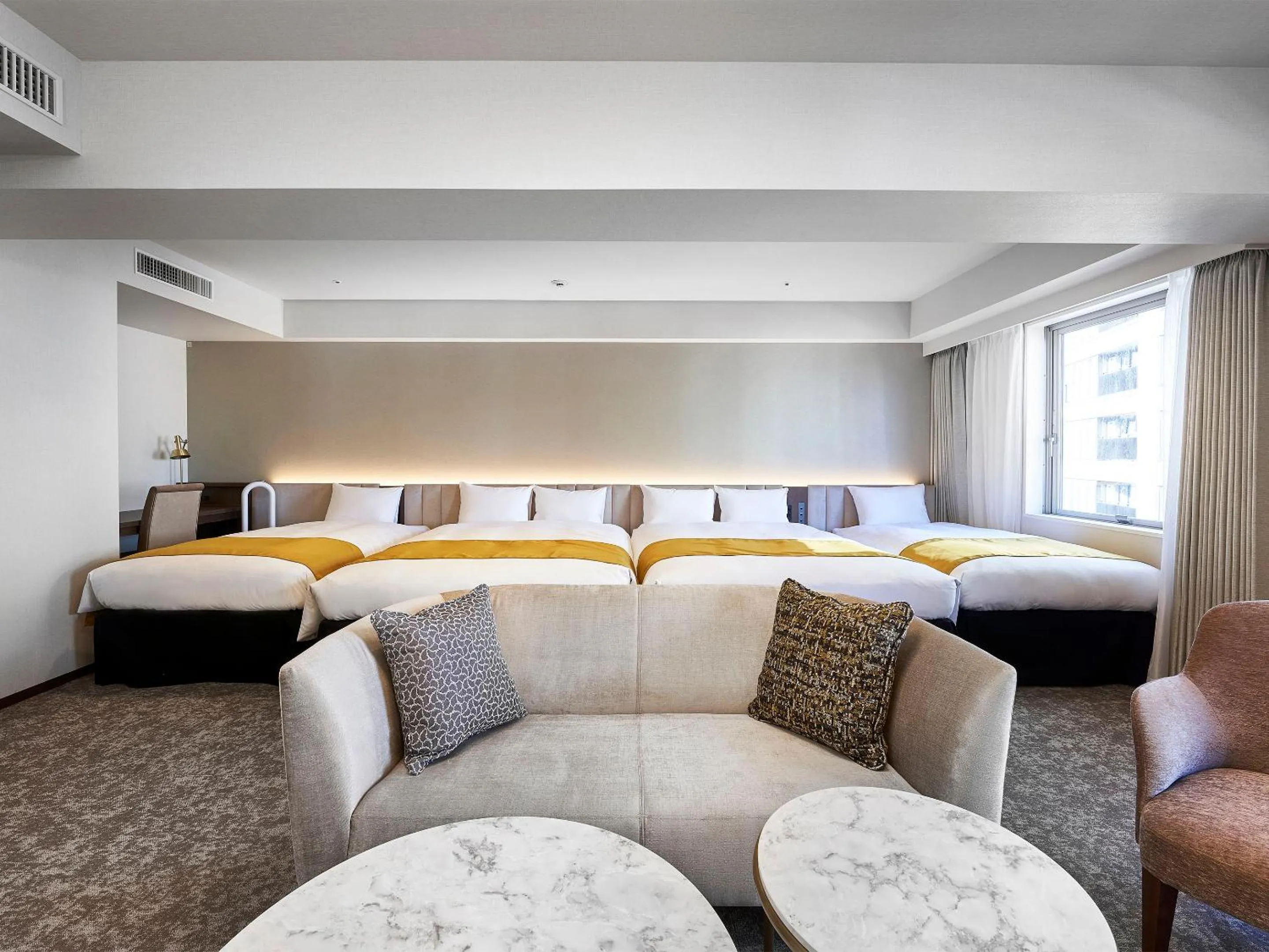 Photo of the whole room, Bed in Daiwa Roynet Hotel Osaka-Kitahama