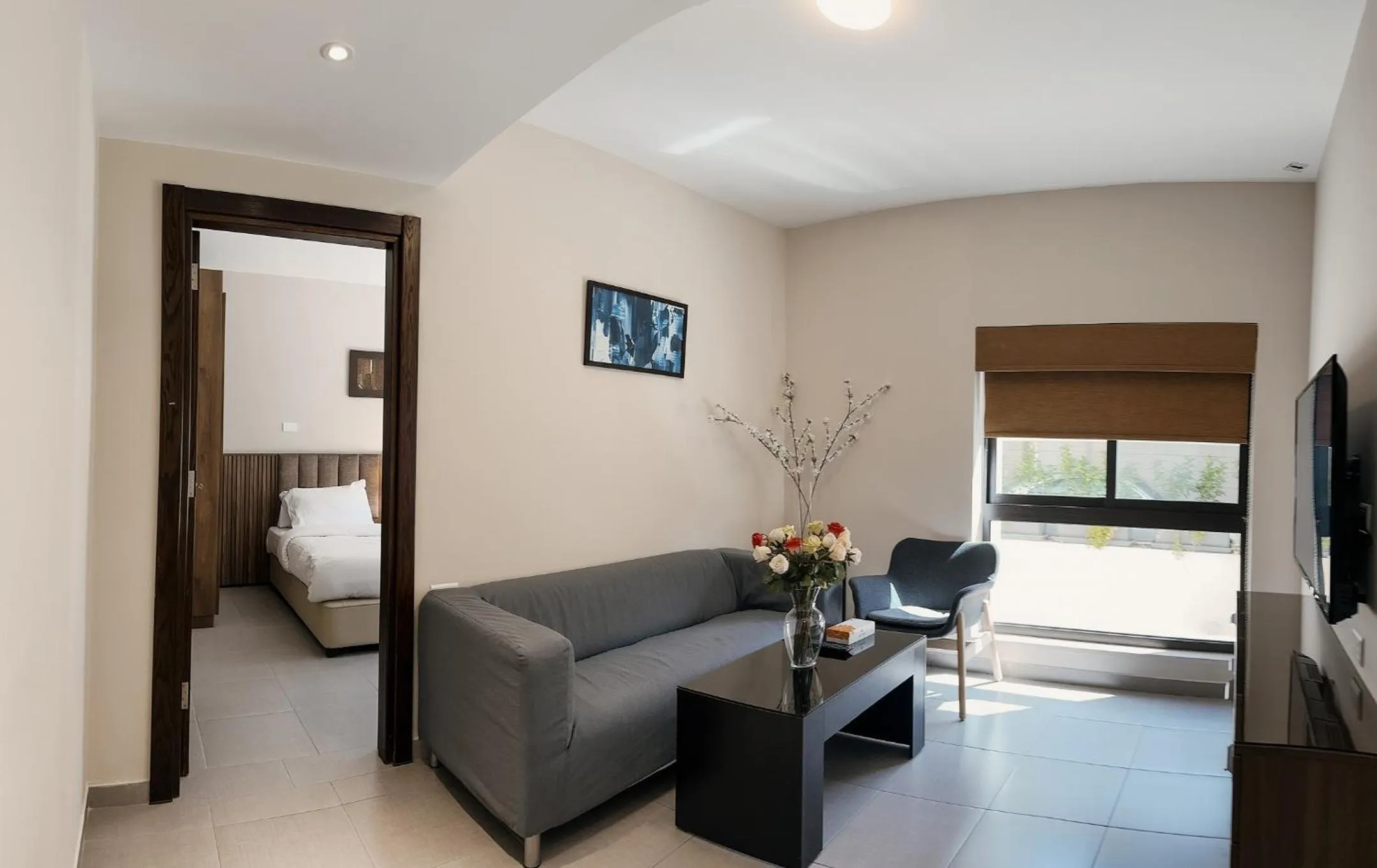 Living room, Bed in Celino Hotel