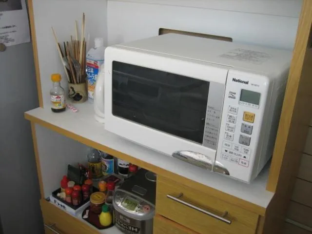 Communal kitchen in Emix Ishigaki