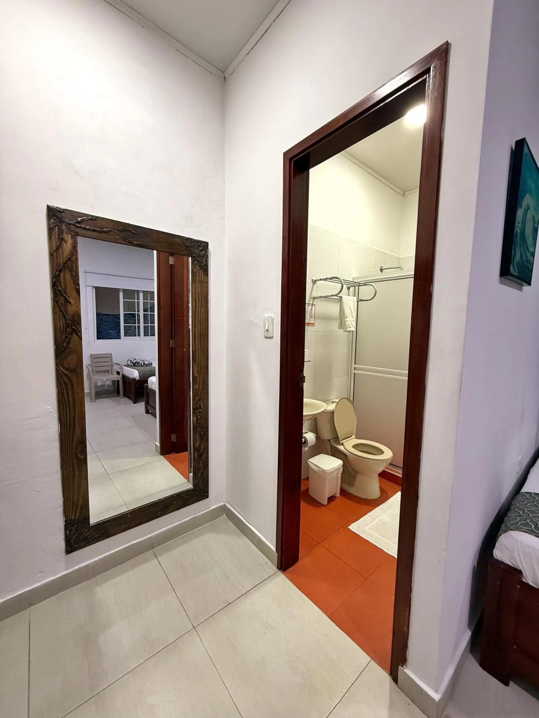 Bathroom in Apartahotel Caribe Diez