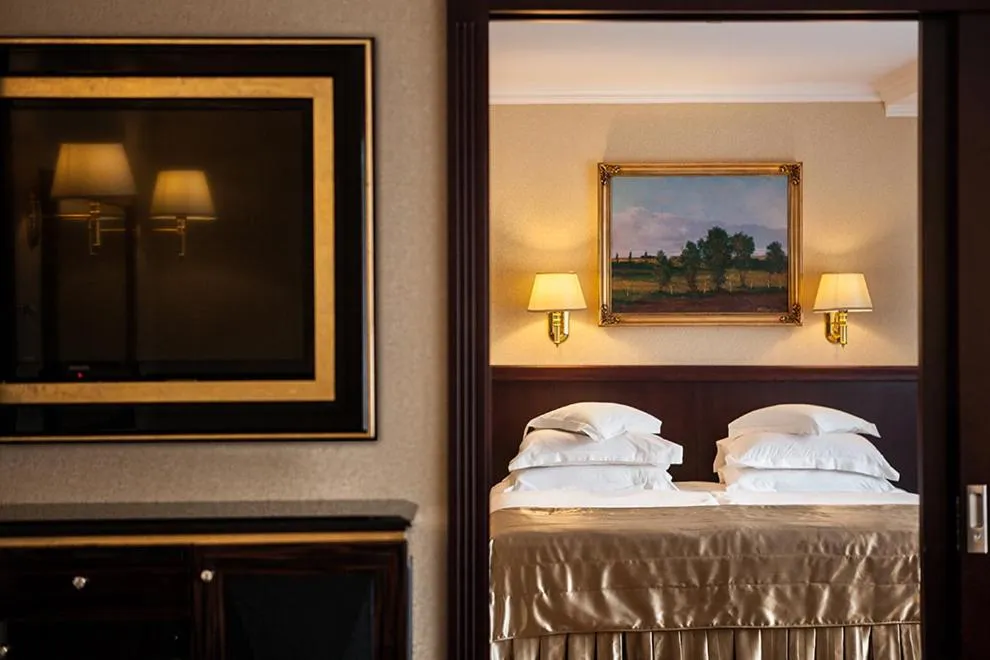 Bed in Hotel Gołębiewski Mikołajki