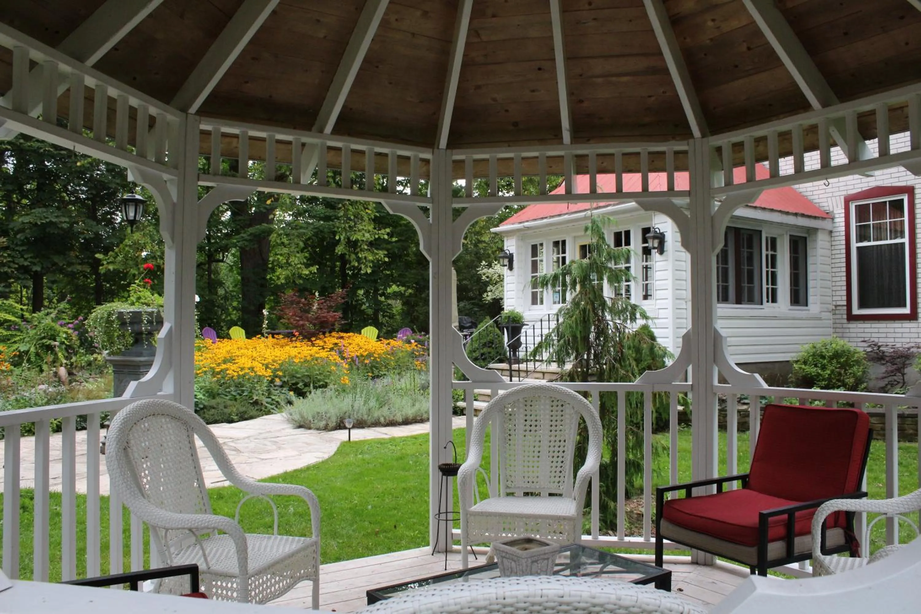 Patio in Lionheart Guest House