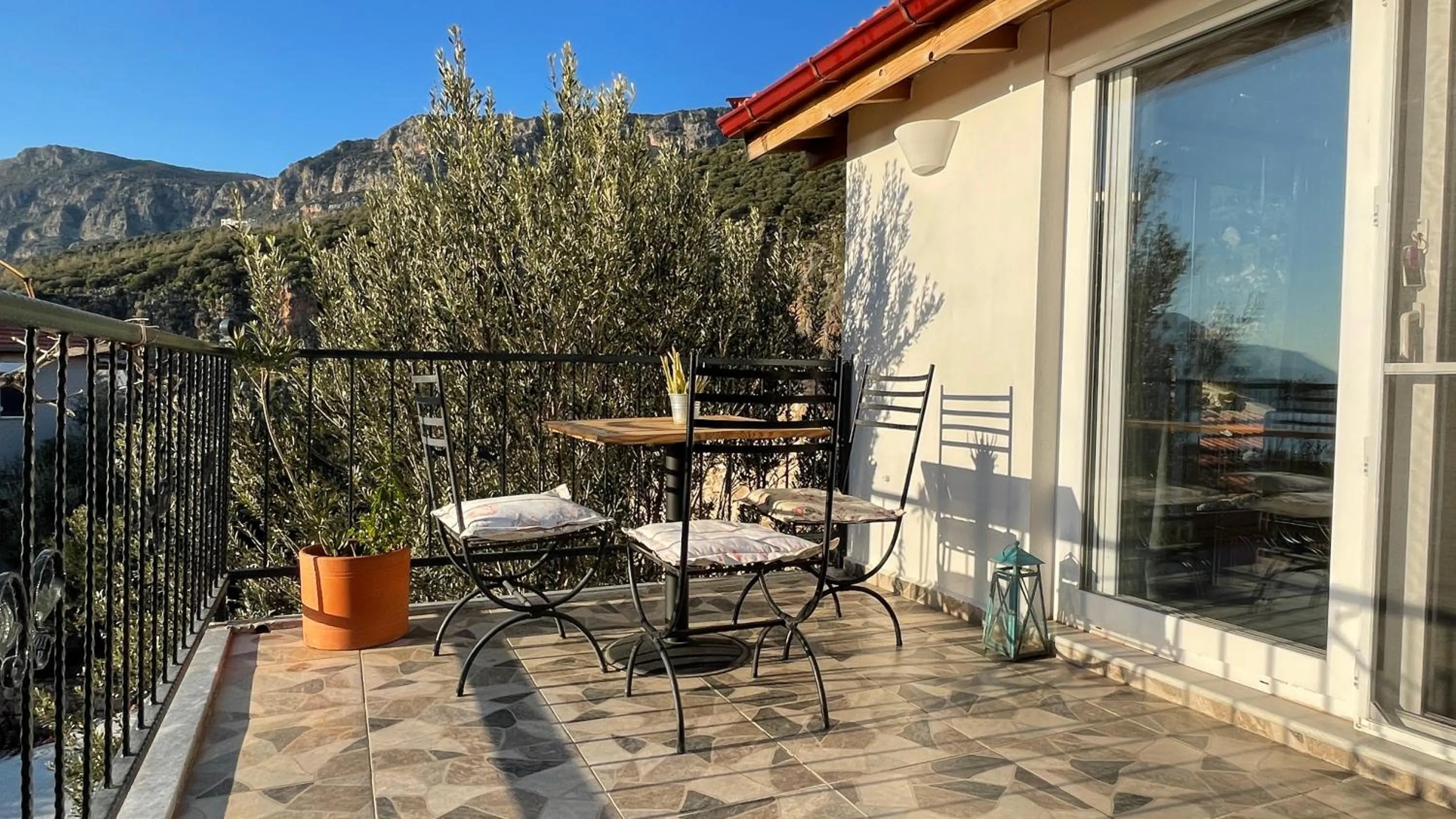 Balcony/Terrace in Kaktus Beach Apart