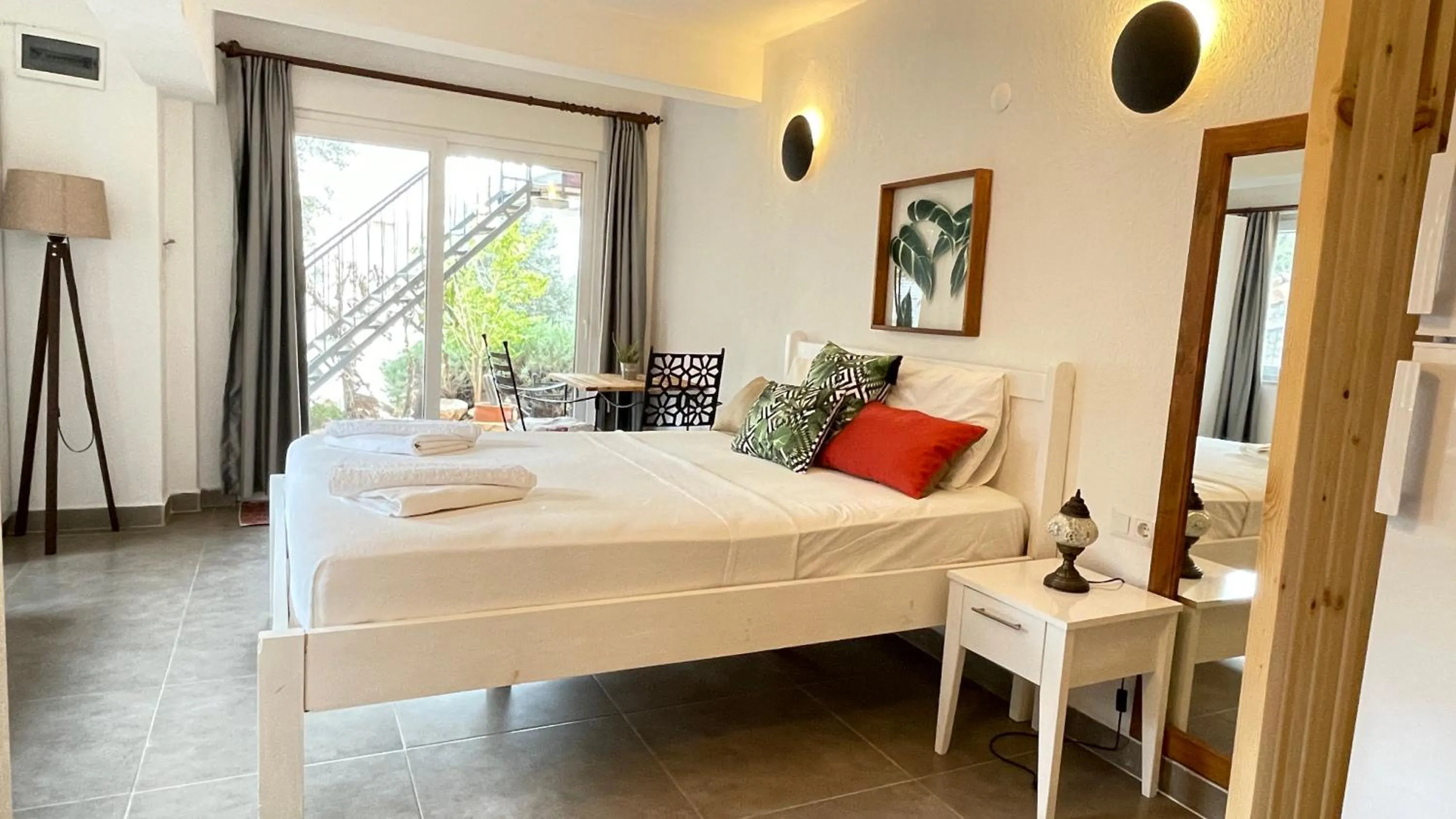 Bed in Kaktus Beach Apart