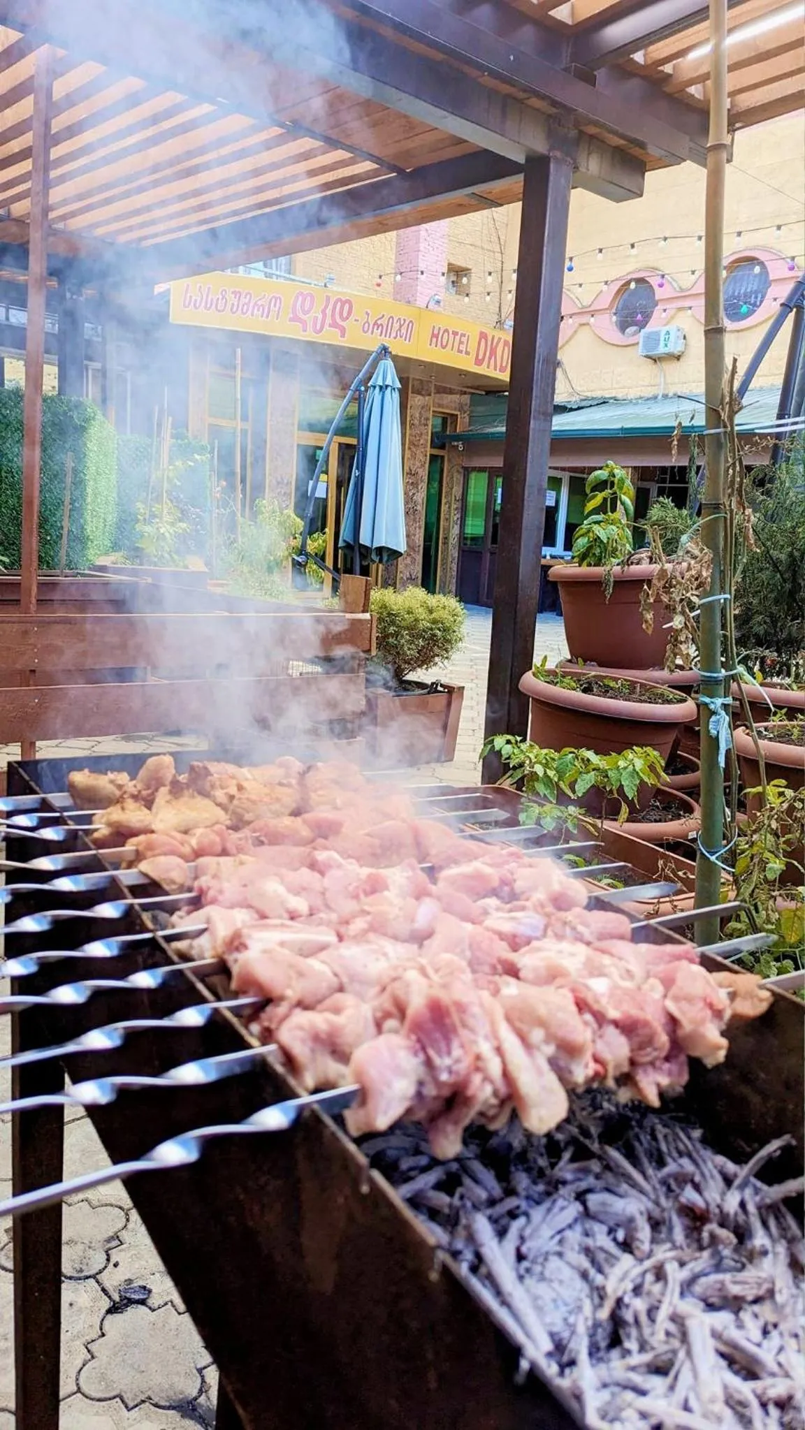 BBQ facilities in Dkd-bridge Hotel