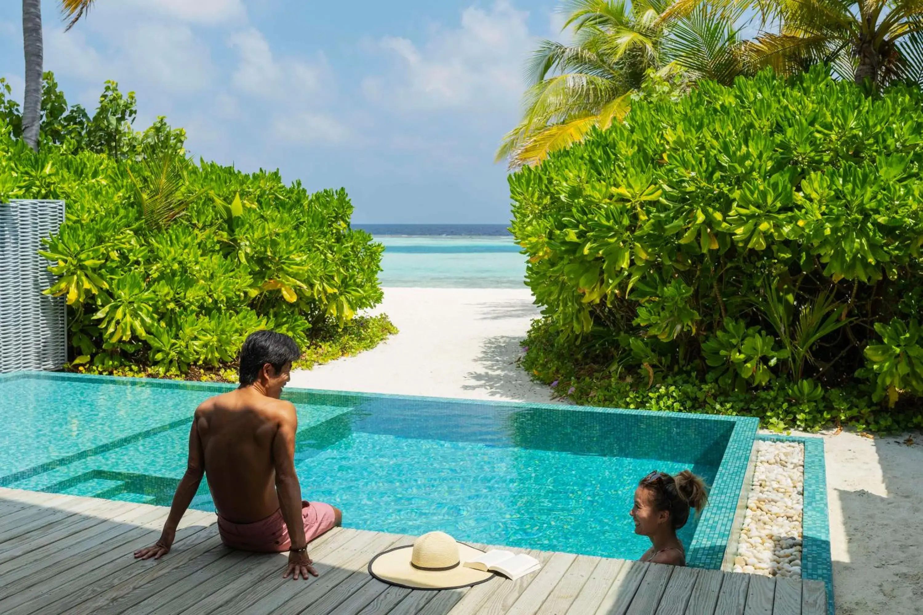 2 Bedroom Beach Villa with Private Pool in OUTRIGGER Maldives Maafushivaru Resort 2 Bedroom Beach Villa with Private Pool in OUTRIGGER Maldives Maafushivaru Resort