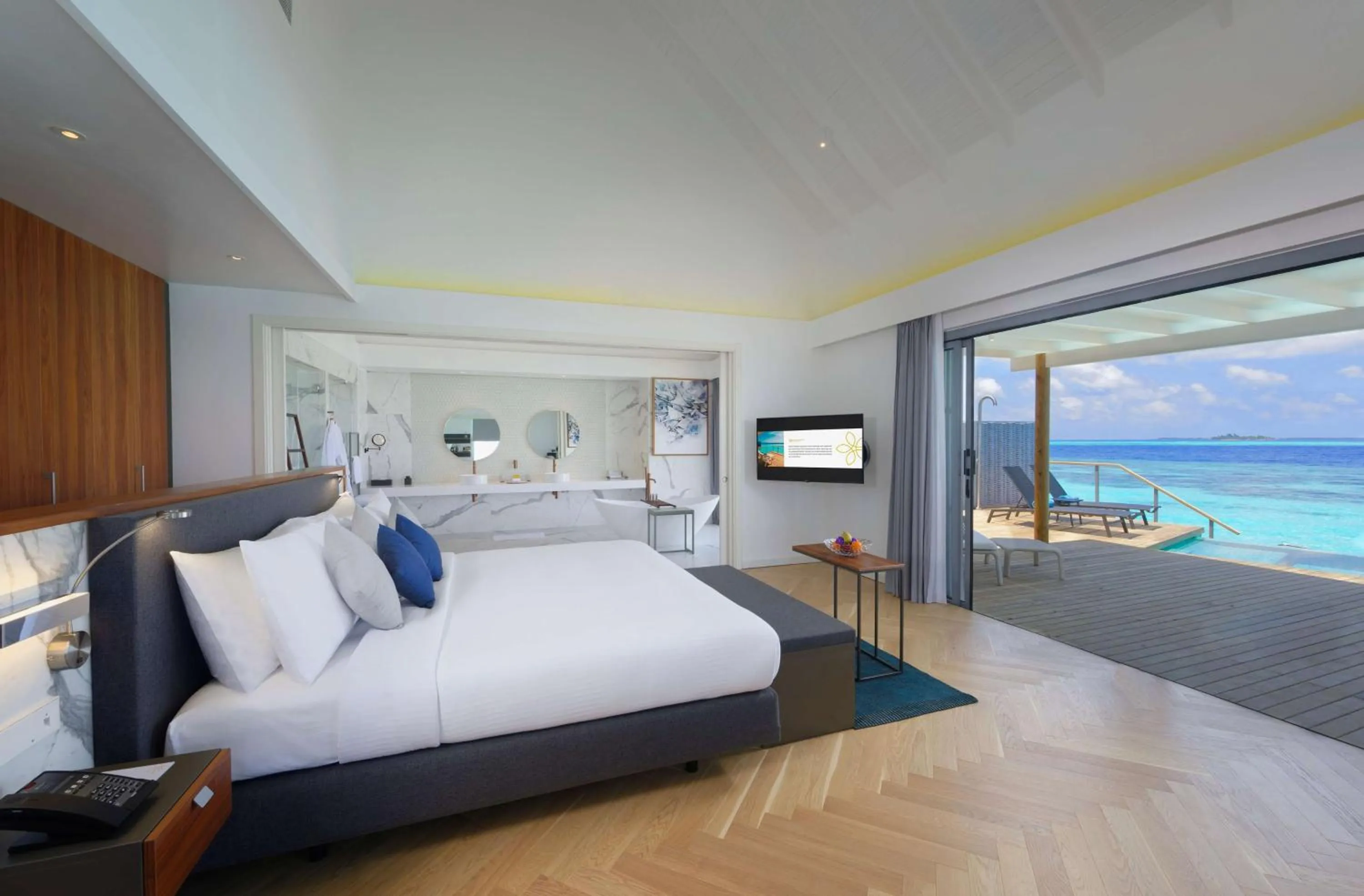 Photo of the whole room in OUTRIGGER Maldives Maafushivaru Resort - 25 percent discount on transfers for min 4 nights stay and more, valid for reservations between 01 July till 22 Dec 2025
