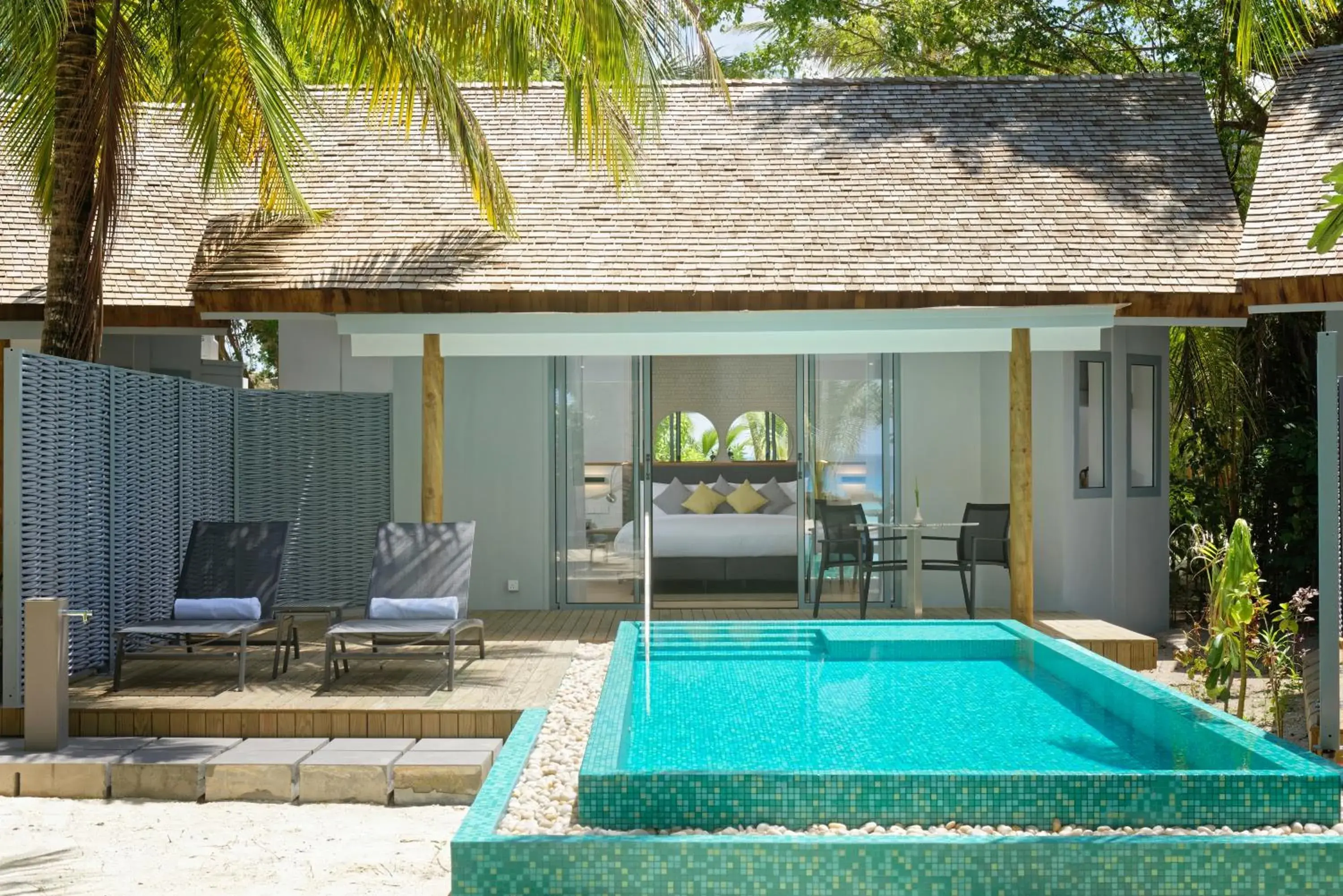 1 Bedroom Beach Villa with Private Pool in OUTRIGGER Maldives Maafushivaru Resort 1 Bedroom Beach Villa with Private Pool in OUTRIGGER Maldives Maafushivaru Resort