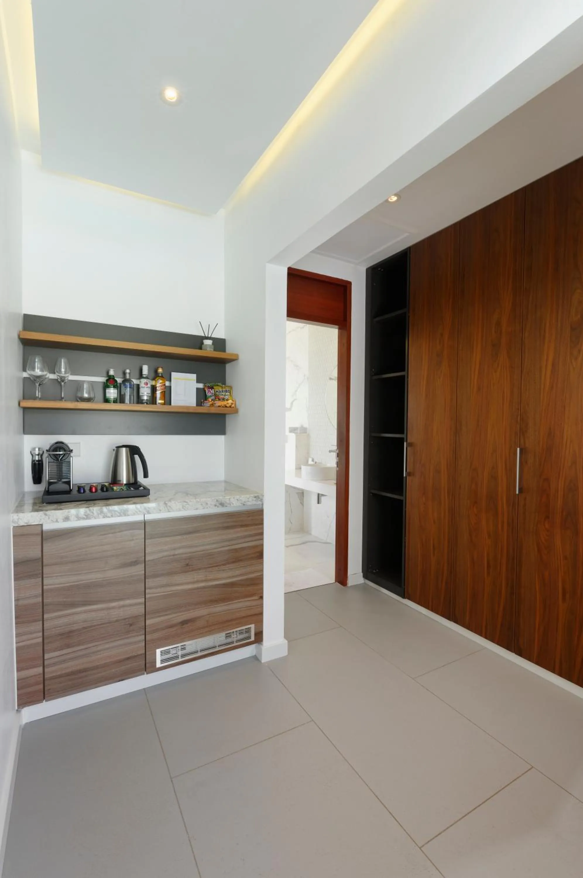 Coffee/tea facilities in OUTRIGGER Maldives Maafushivaru Resort - 25 percent discount on transfers for min 4 nights stay and more, valid for reservations between 01 July till 22 Dec 2025