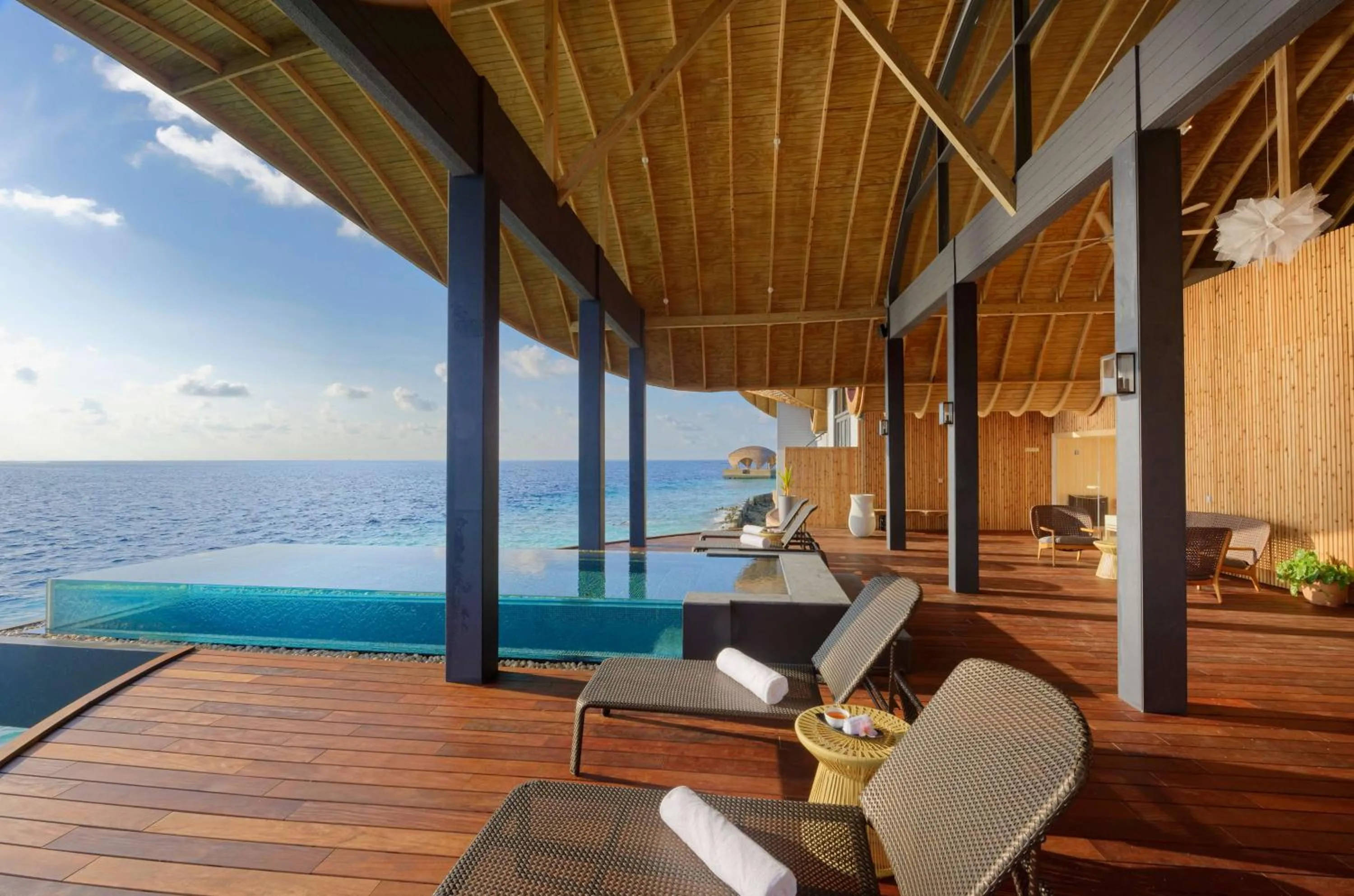 Spa and wellness centre/facilities in OUTRIGGER Maldives Maafushivaru Resort - 25 percent discount on transfers for min 4 nights stay and more, valid for reservations between 01 July till 22 Dec 2025