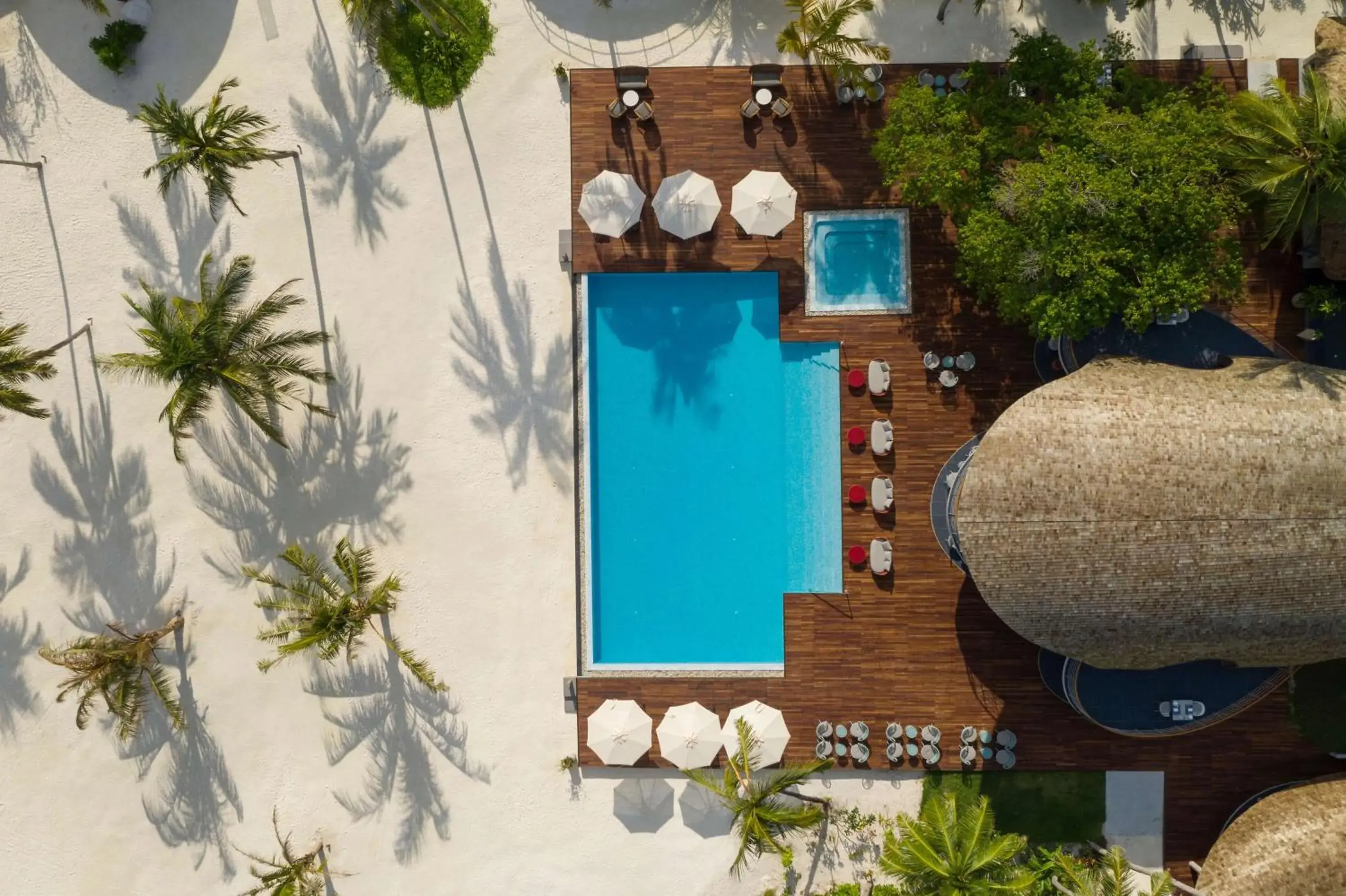 Pool view in OUTRIGGER Maldives Maafushivaru Resort - 25 percent discount on transfers for min 4 nights stay and more, valid for reservations between 01 July till 22 Dec 2025 Pool view in OUTRIGGER Maldives Maafushivaru Resort - 25 percent discount on transfers for min 4 nights stay and more, valid for reservations between 01 July till 22 Dec 2025