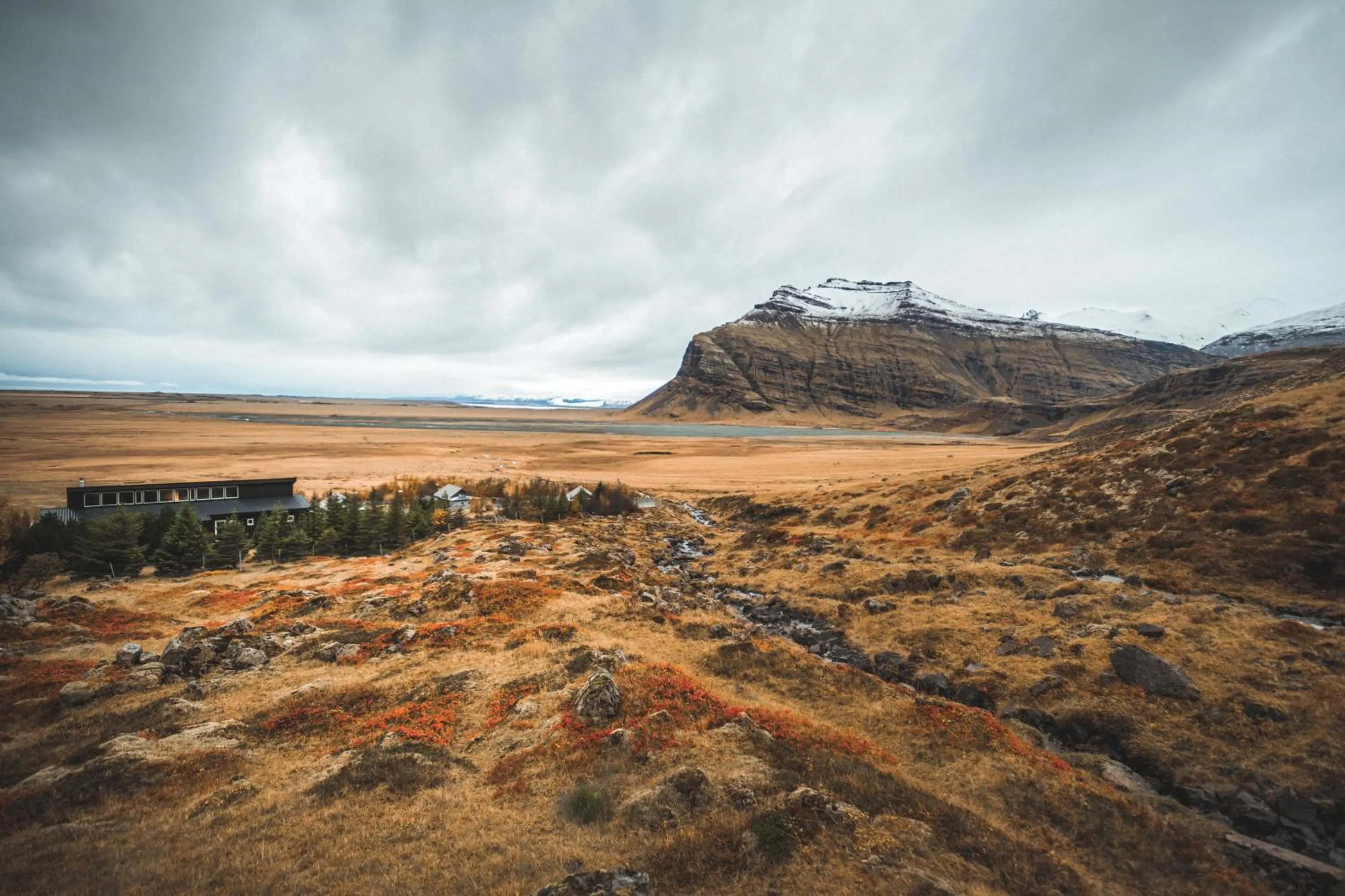 Property building in Ekra Glacier Lagoon