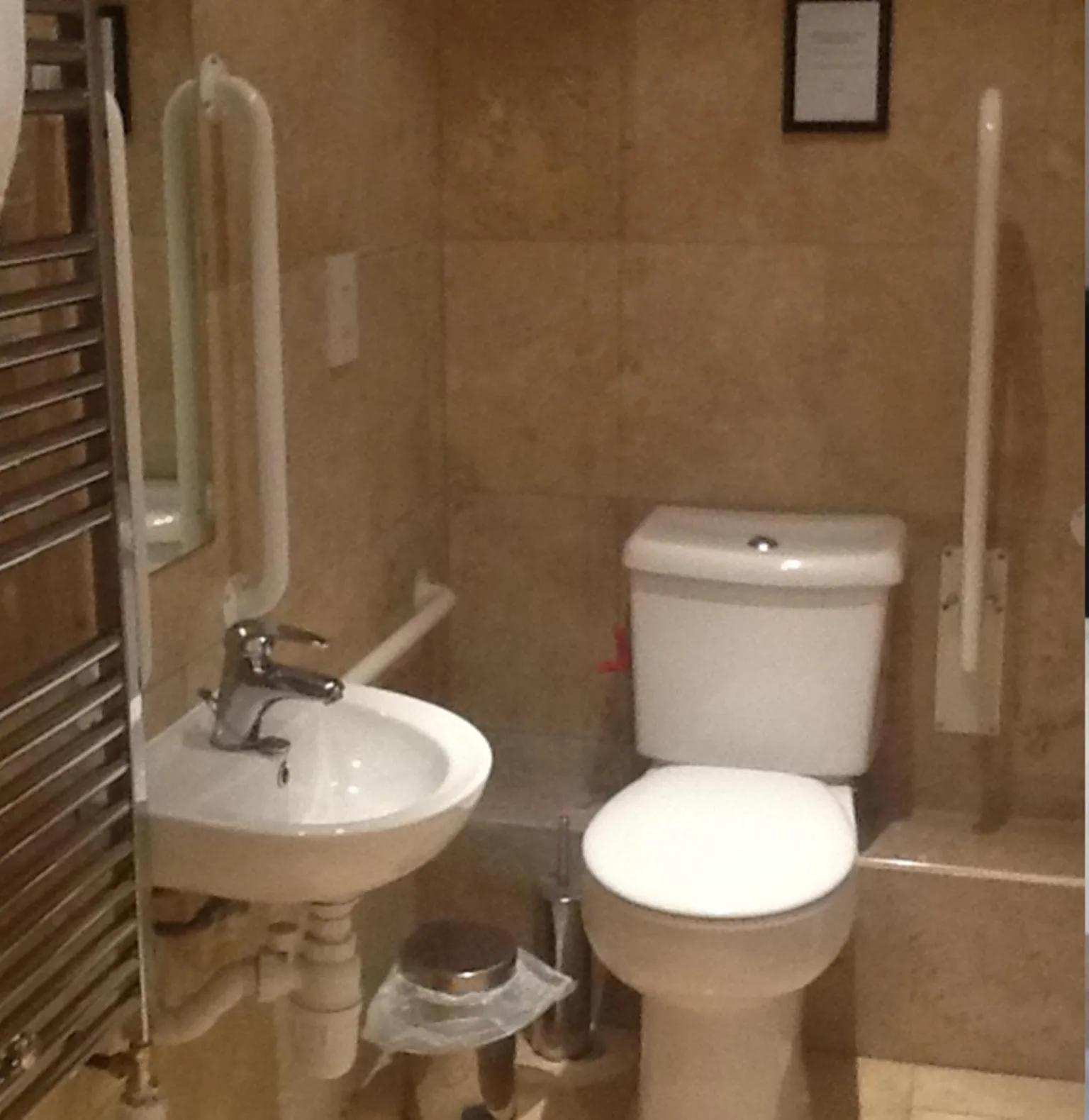 Toilet in Holly Lodge