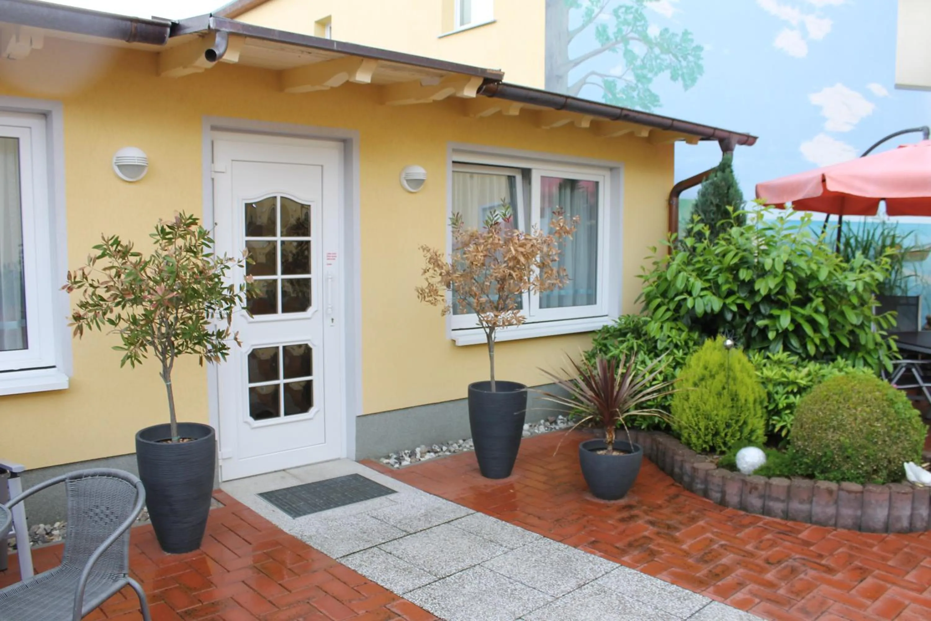 Patio in Pension Villa Transvaal