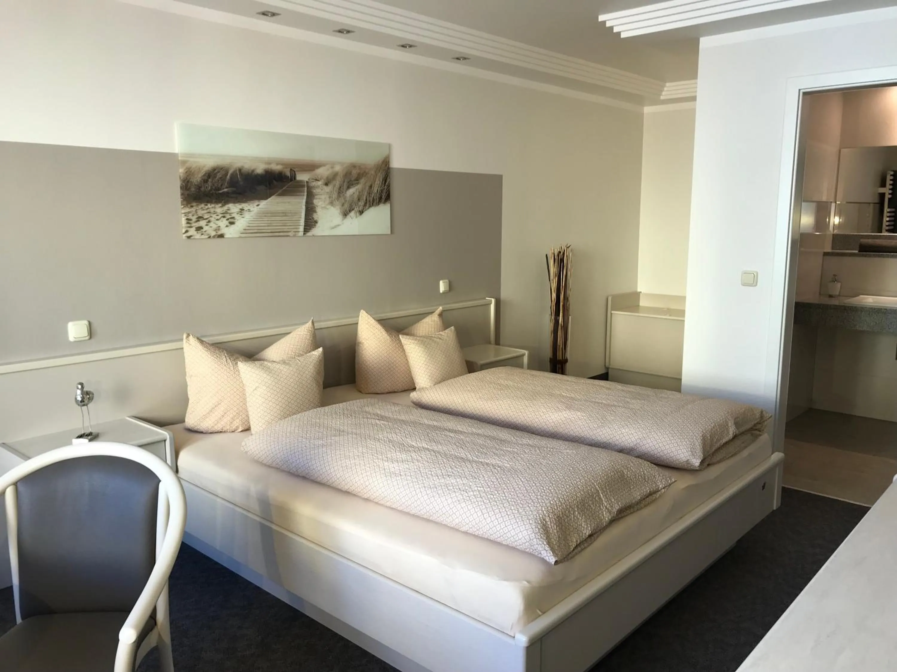 Decorative detail, Bed in Pension Villa Transvaal