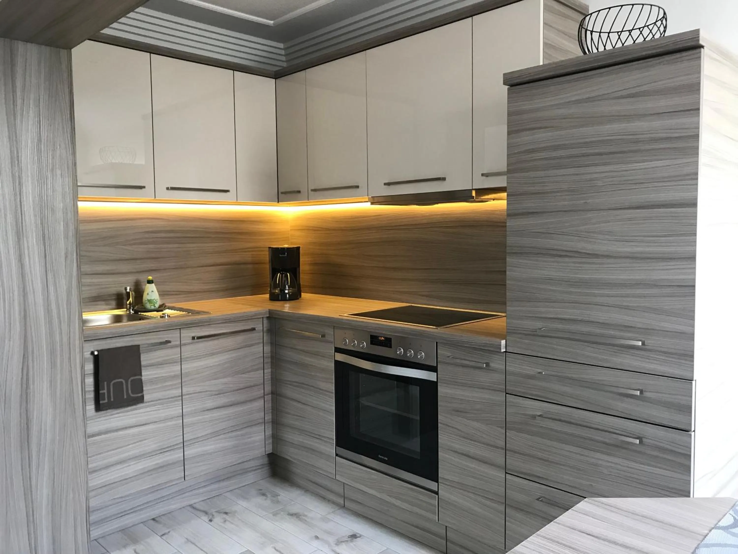 Kitchen or kitchenette in Pension Villa Transvaal