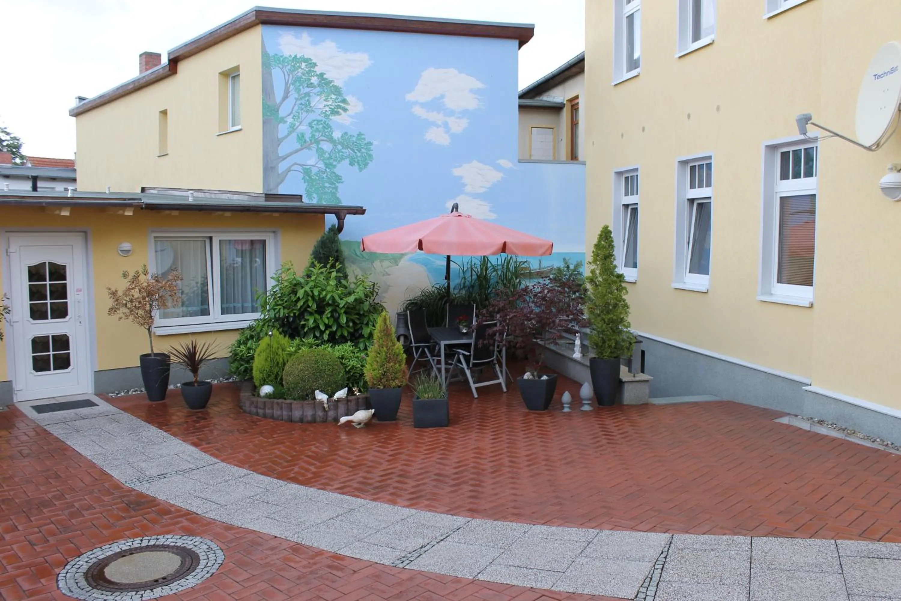 Patio in Pension Villa Transvaal