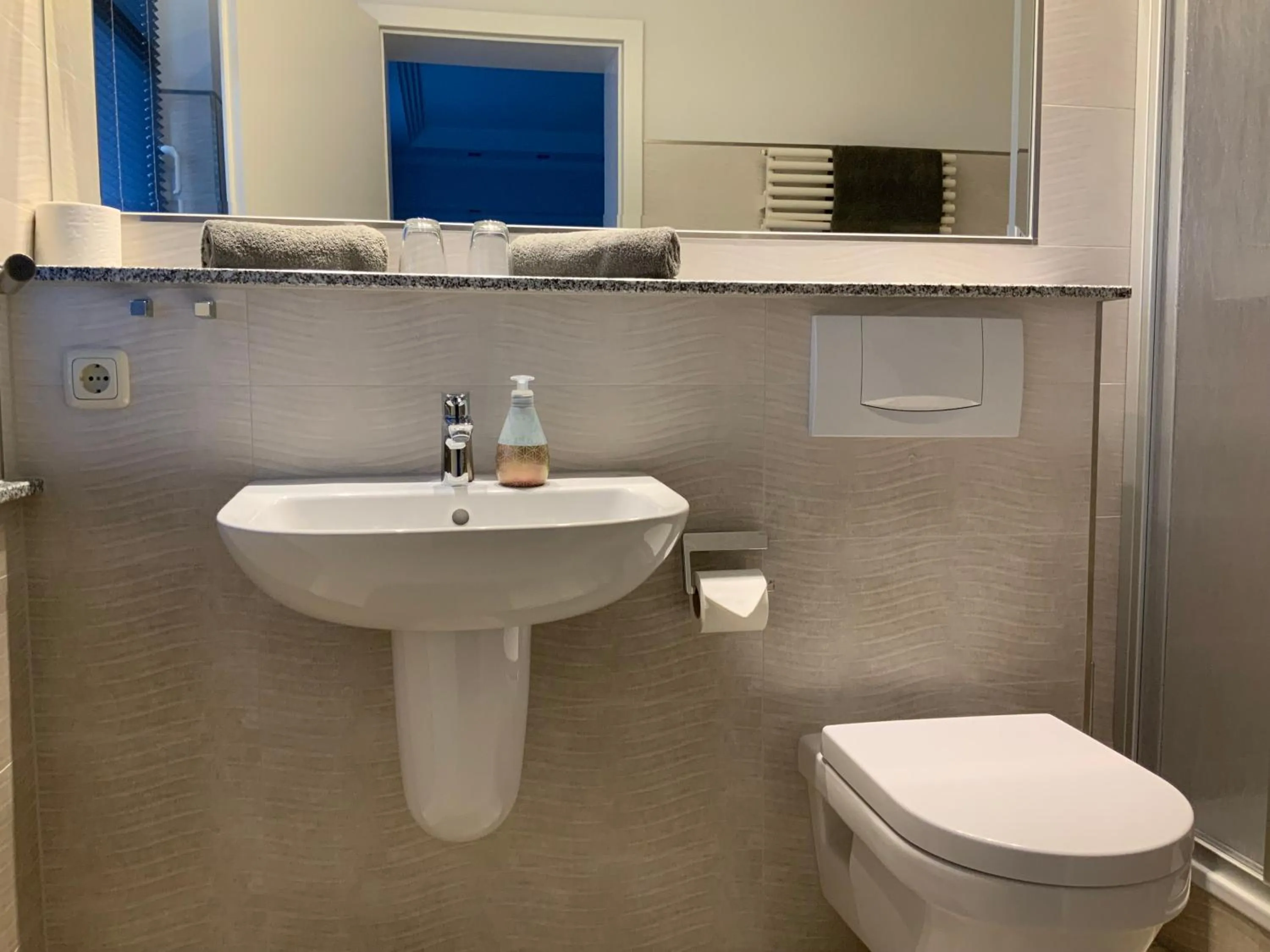 Bathroom in Pension Villa Transvaal