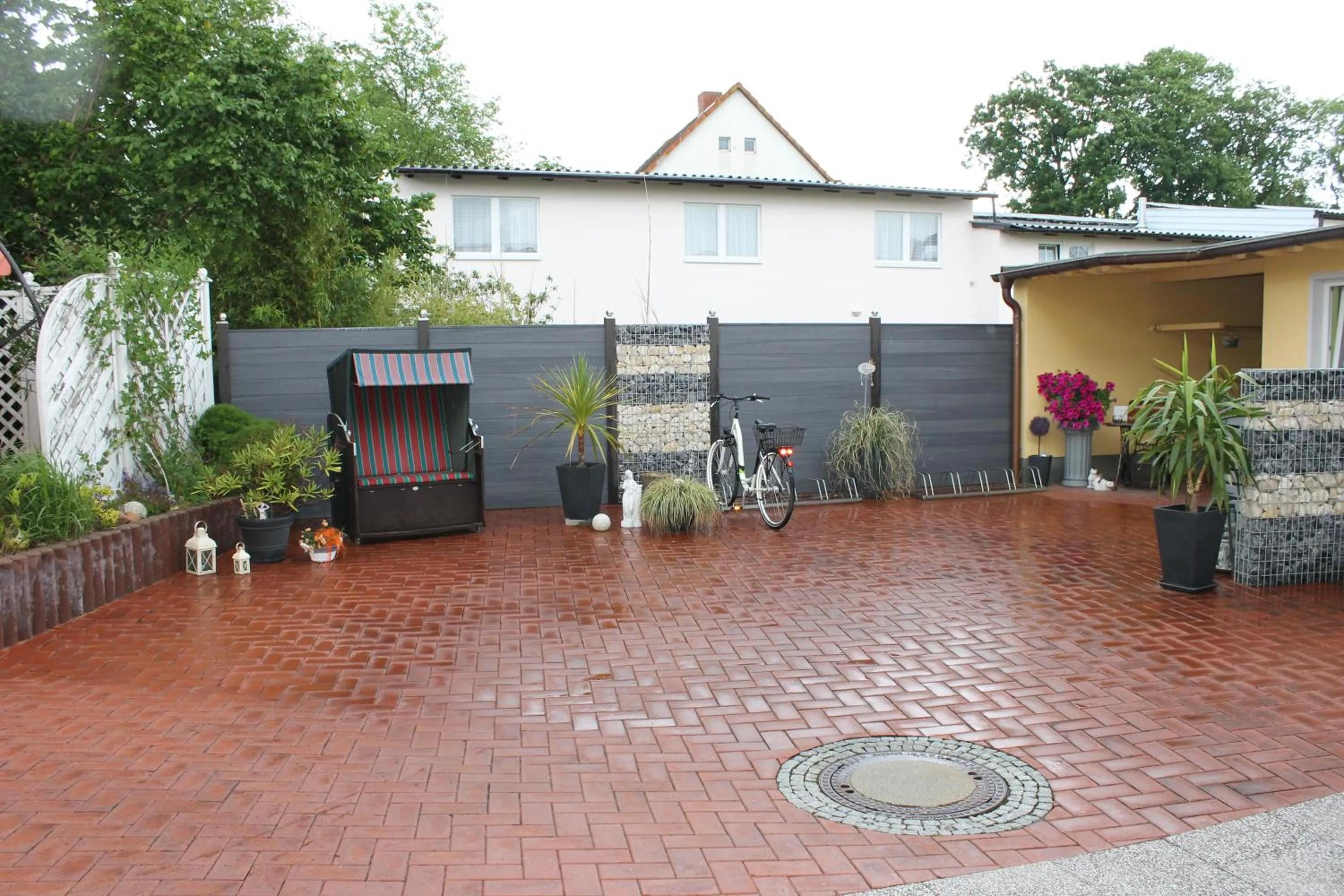 Patio in Pension Villa Transvaal