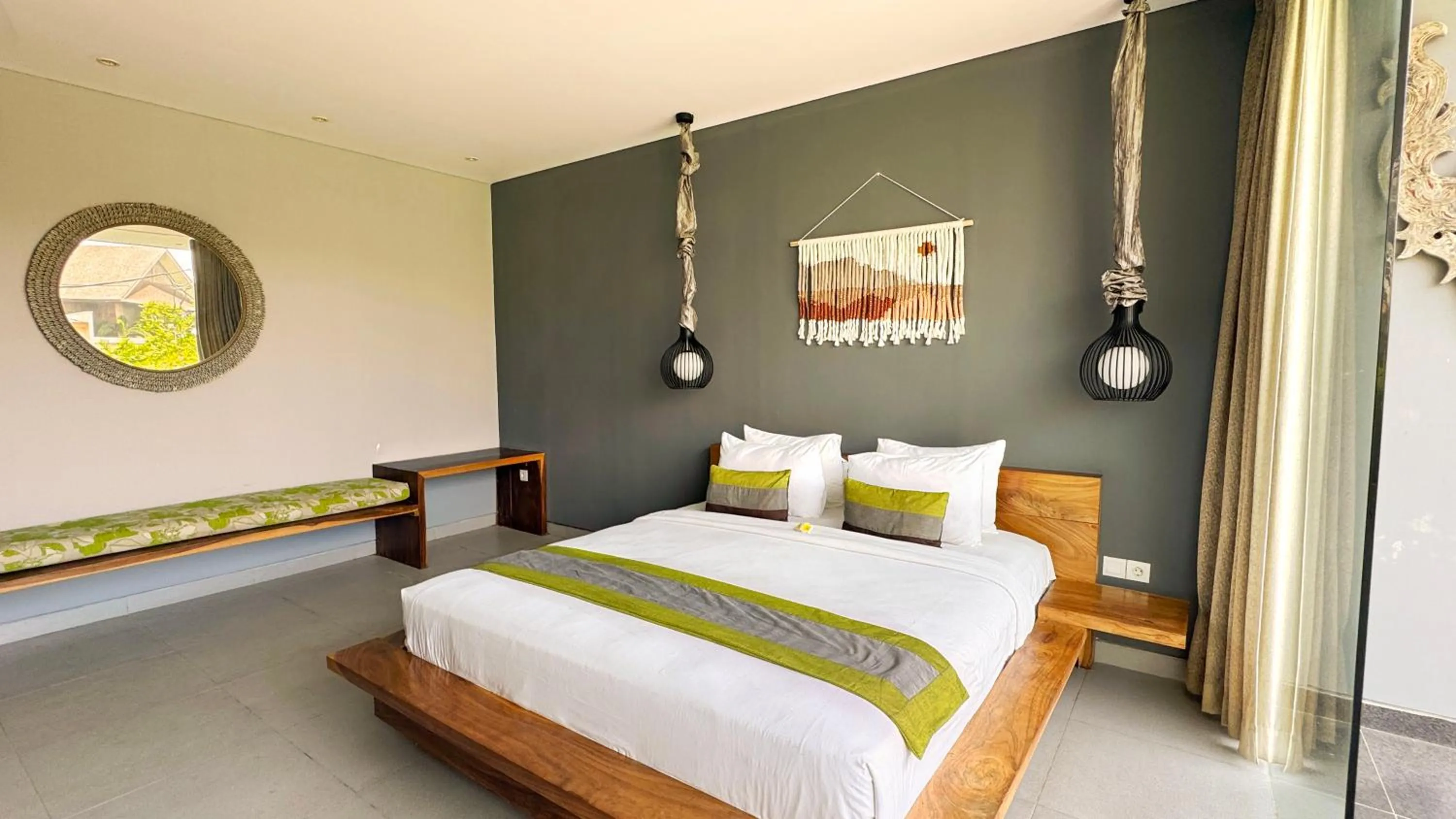 Bedroom, Bed in Sandhya Villa Canggu Echo Beach