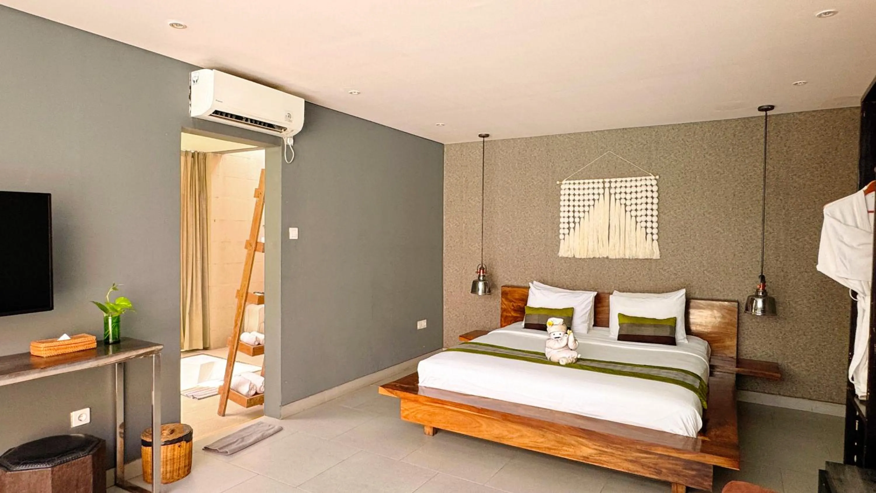 Bedroom, Bed in Sandhya Villa Canggu Echo Beach